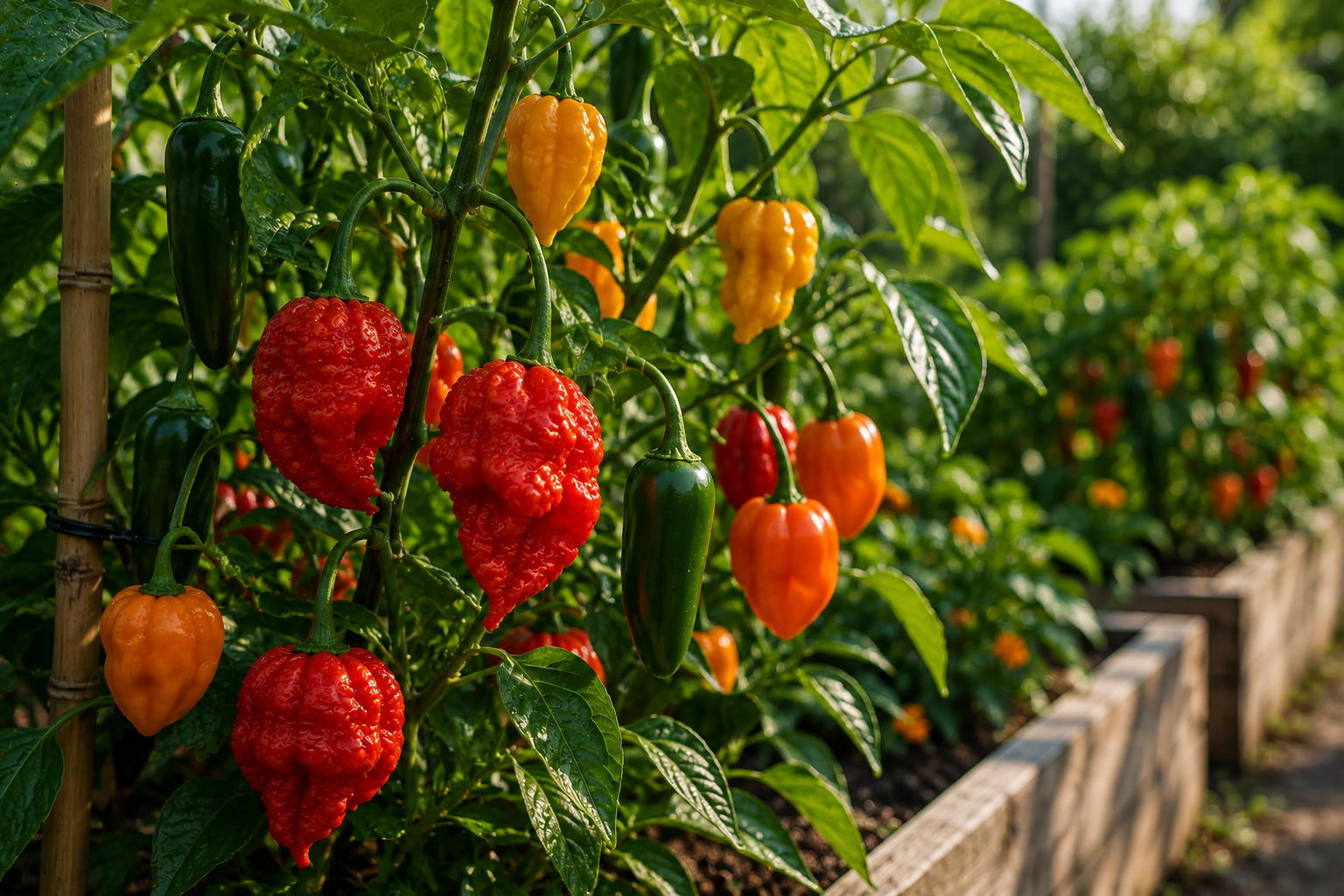 Guía para cultivar chiles picantes