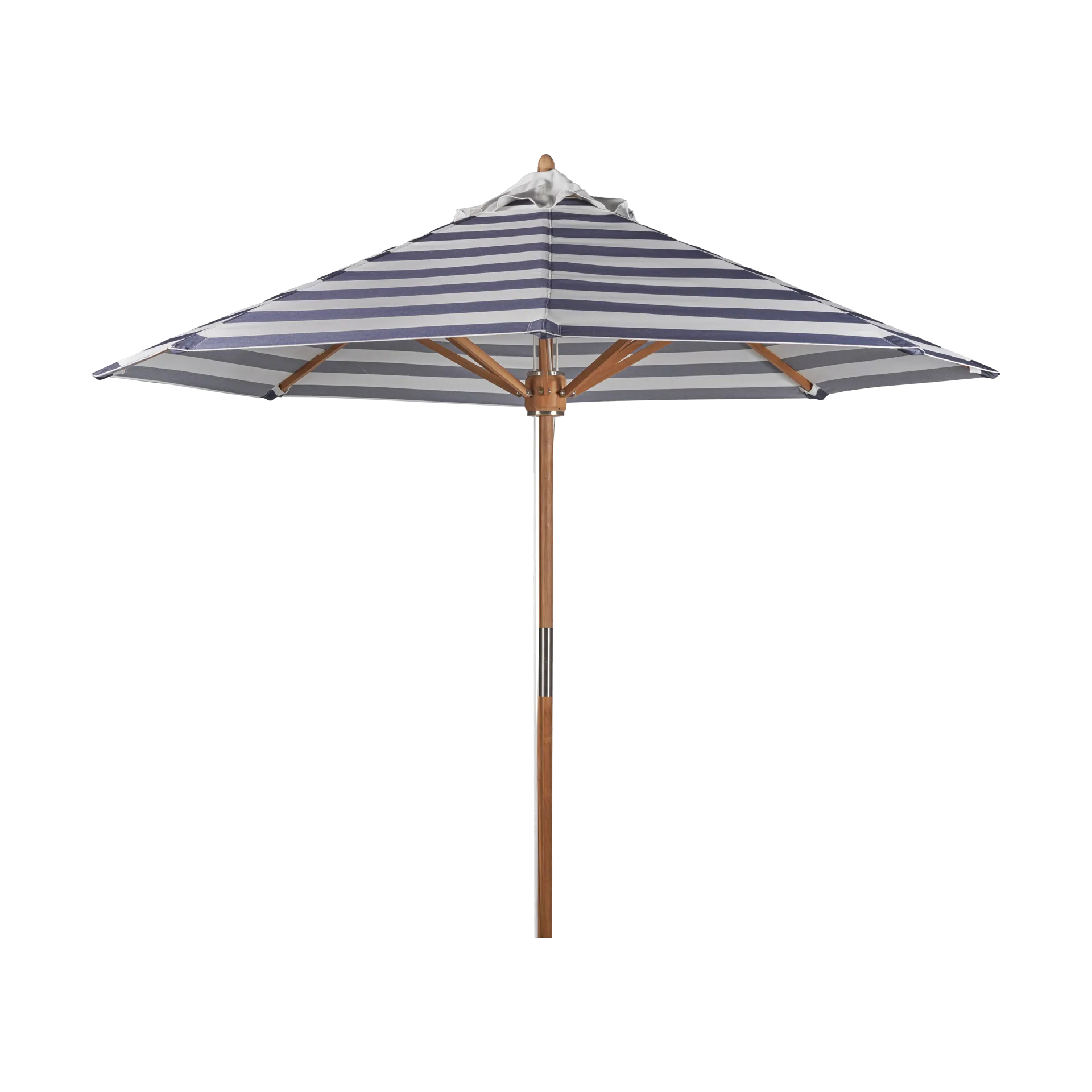 1898 Sombrilla Hisshult Ø270 cm Blue stripe-teak