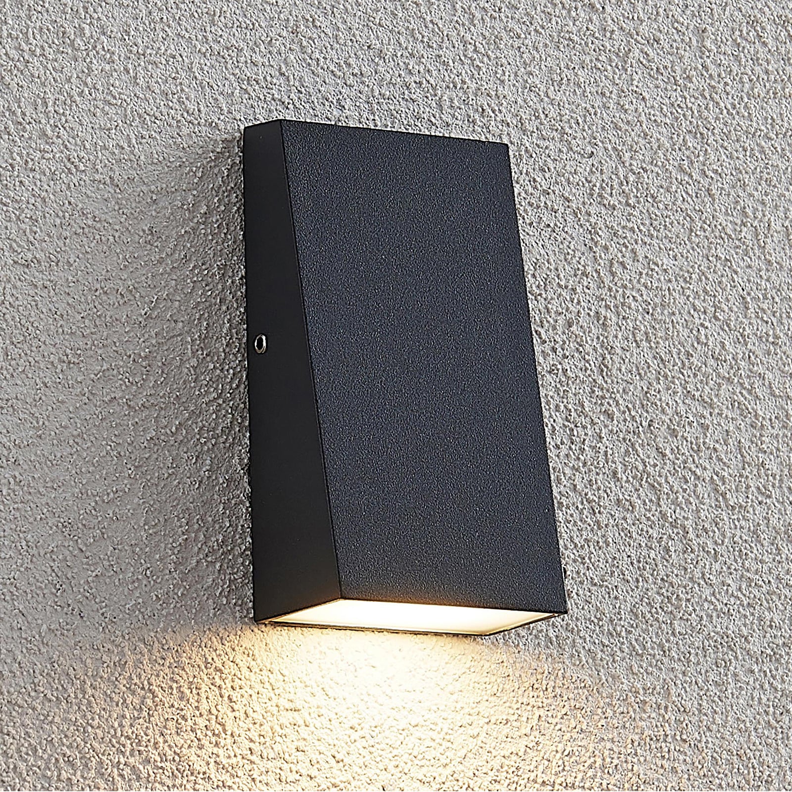 Adarey LED ExteriorAplique de Pared Dark Grey - Lucande - Moderno - Metal - Angular