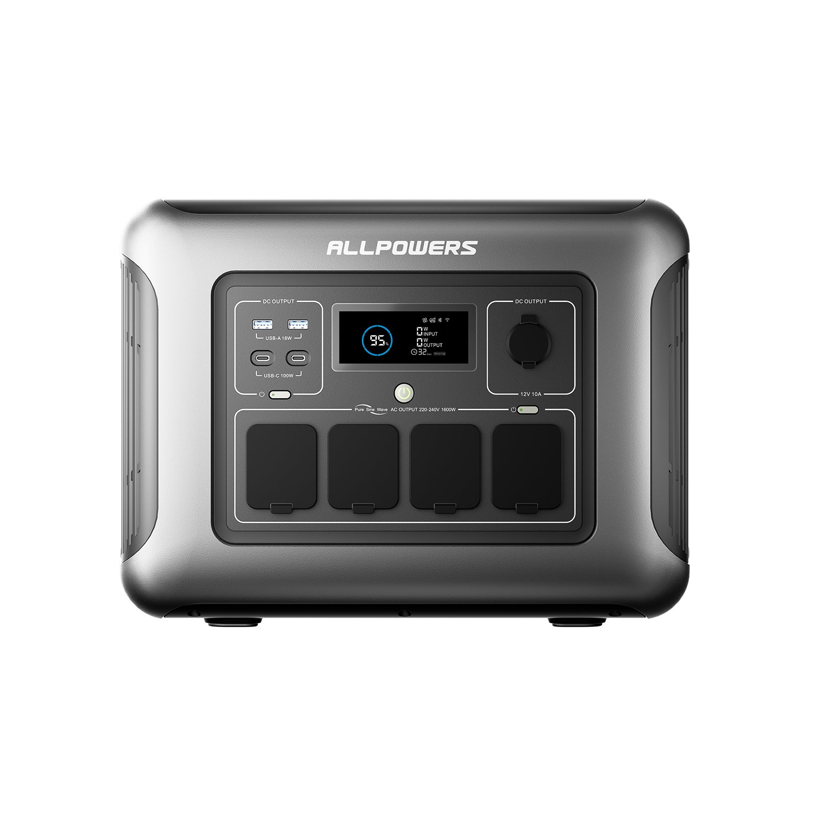 ALLPOWERS R1500 Lite - Estación de energía portátil 1600 W 1056 Wh