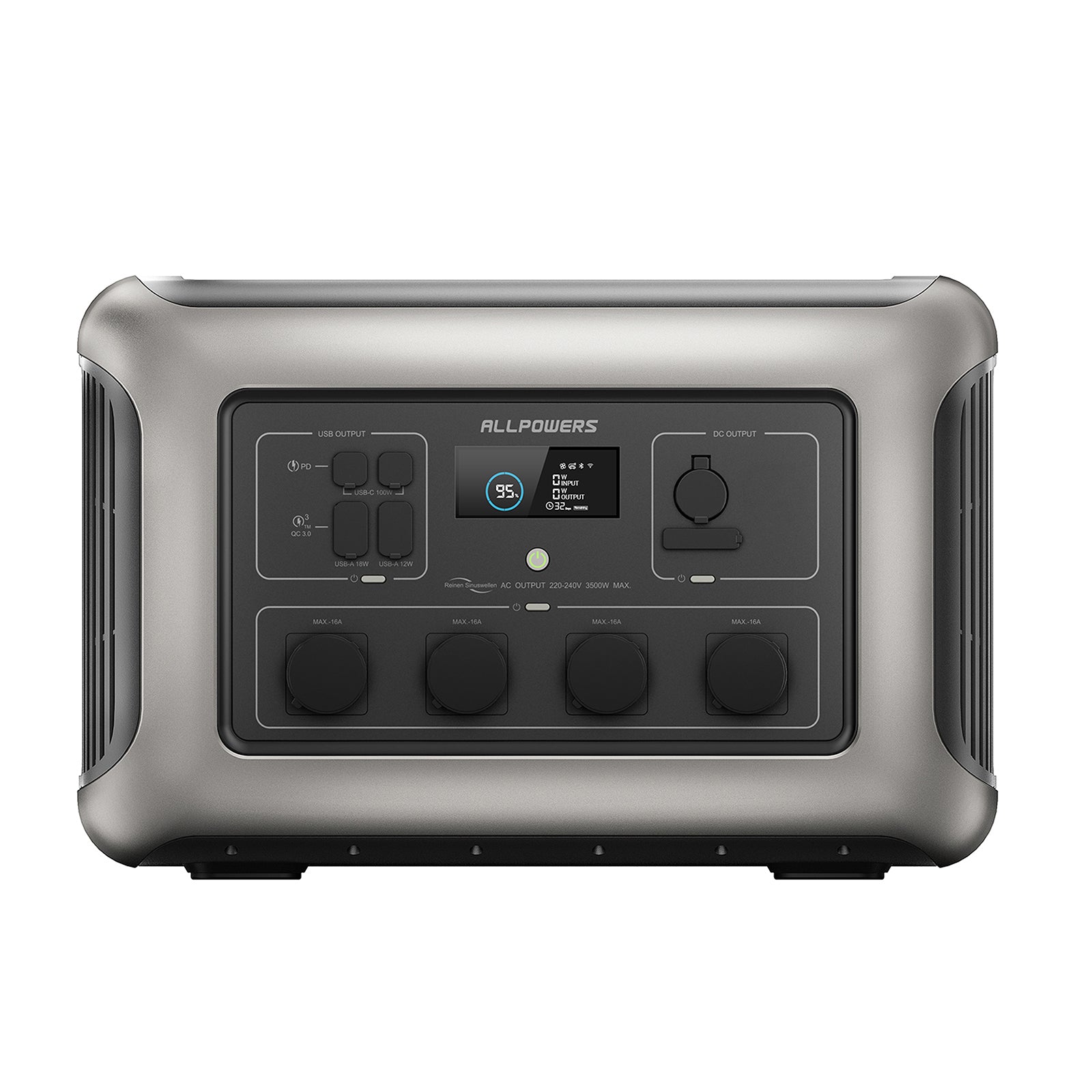 ALLPOWERS R3500 - Estación de energía portátil 3500 W 3168 Wh