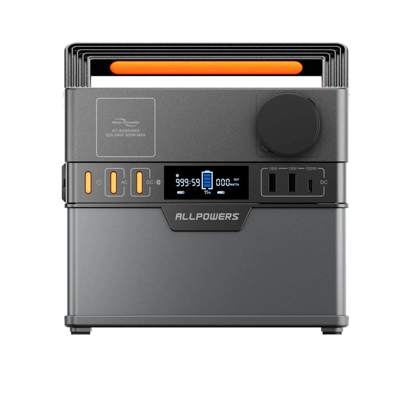 ALLPOWERS S300 Plus - Estación de energía portátil 300 W 288 Wh