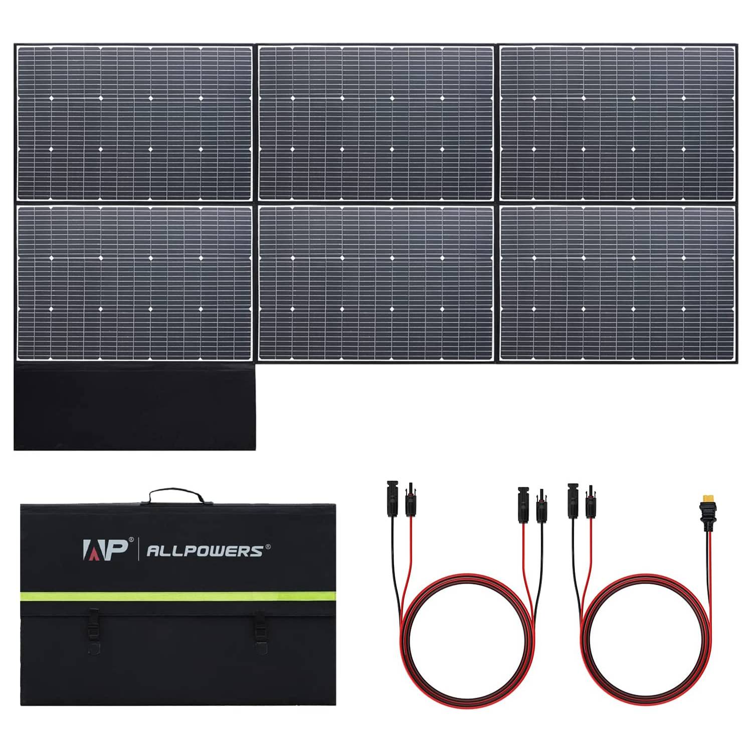 ALLPOWERS SP039 - Panel solar portátil 600 W