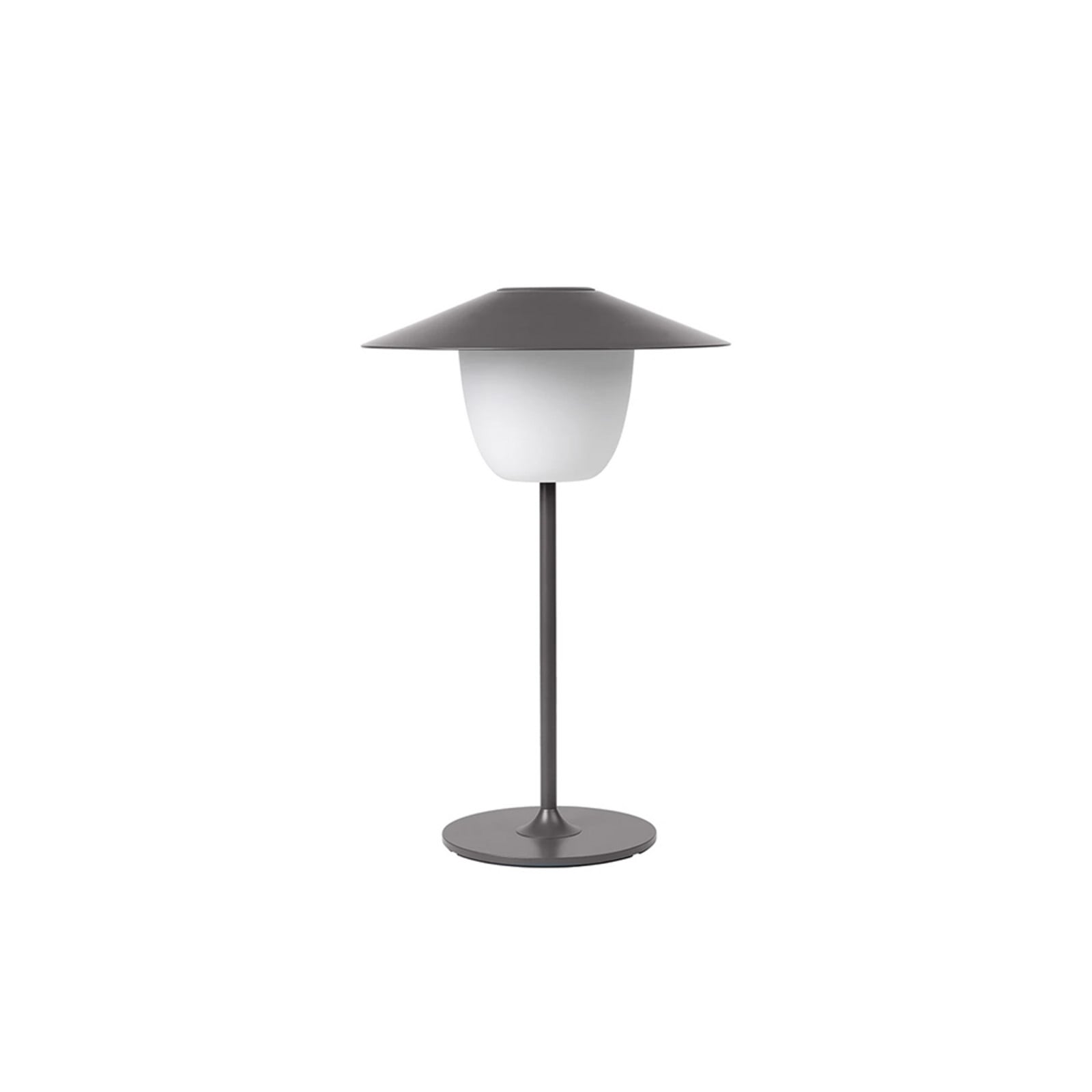 Ani Portable Lámpara de Sobremesa Gris Cálido - Blomus - Sala de estar / salón - Aluminio