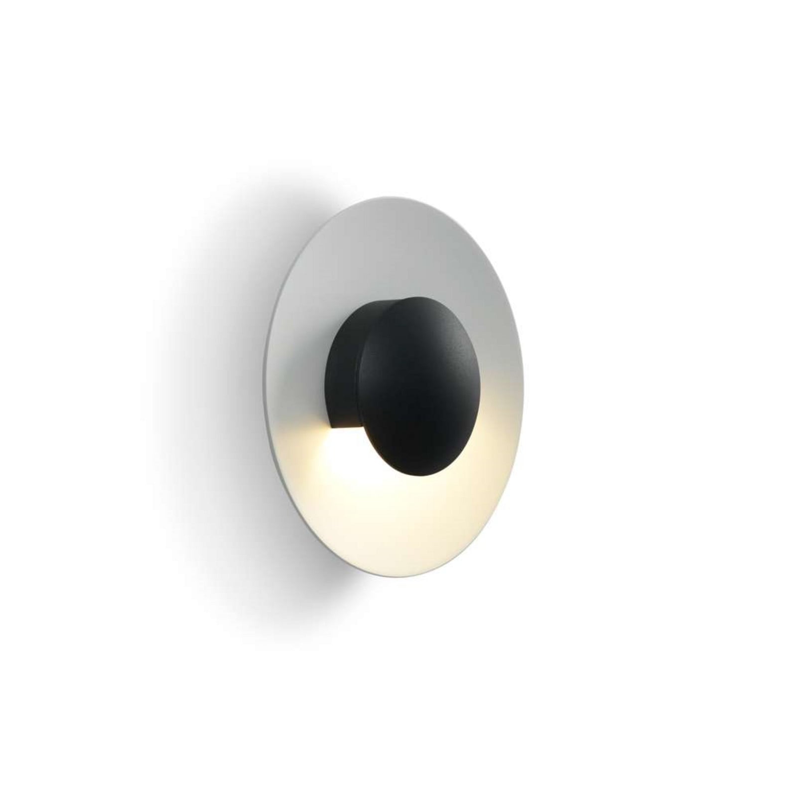 Aplique de exterior Ginger C32 Negro-Blanco - MARSET - Terraza - Aluminio