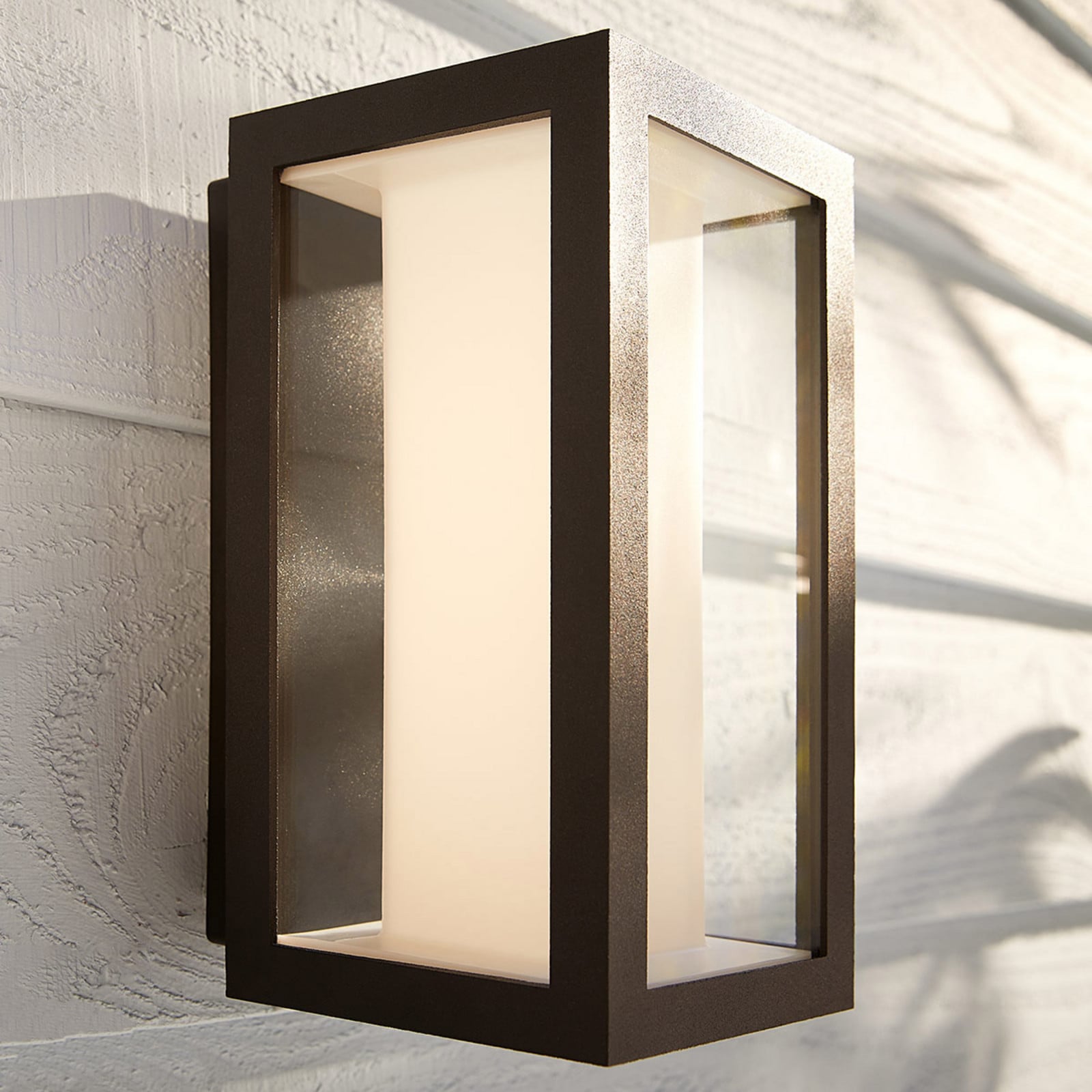 Aplique de exterior Impress, RGBW, IP44, inteligente - Philips Hue - Moderno - Metal - Angular
