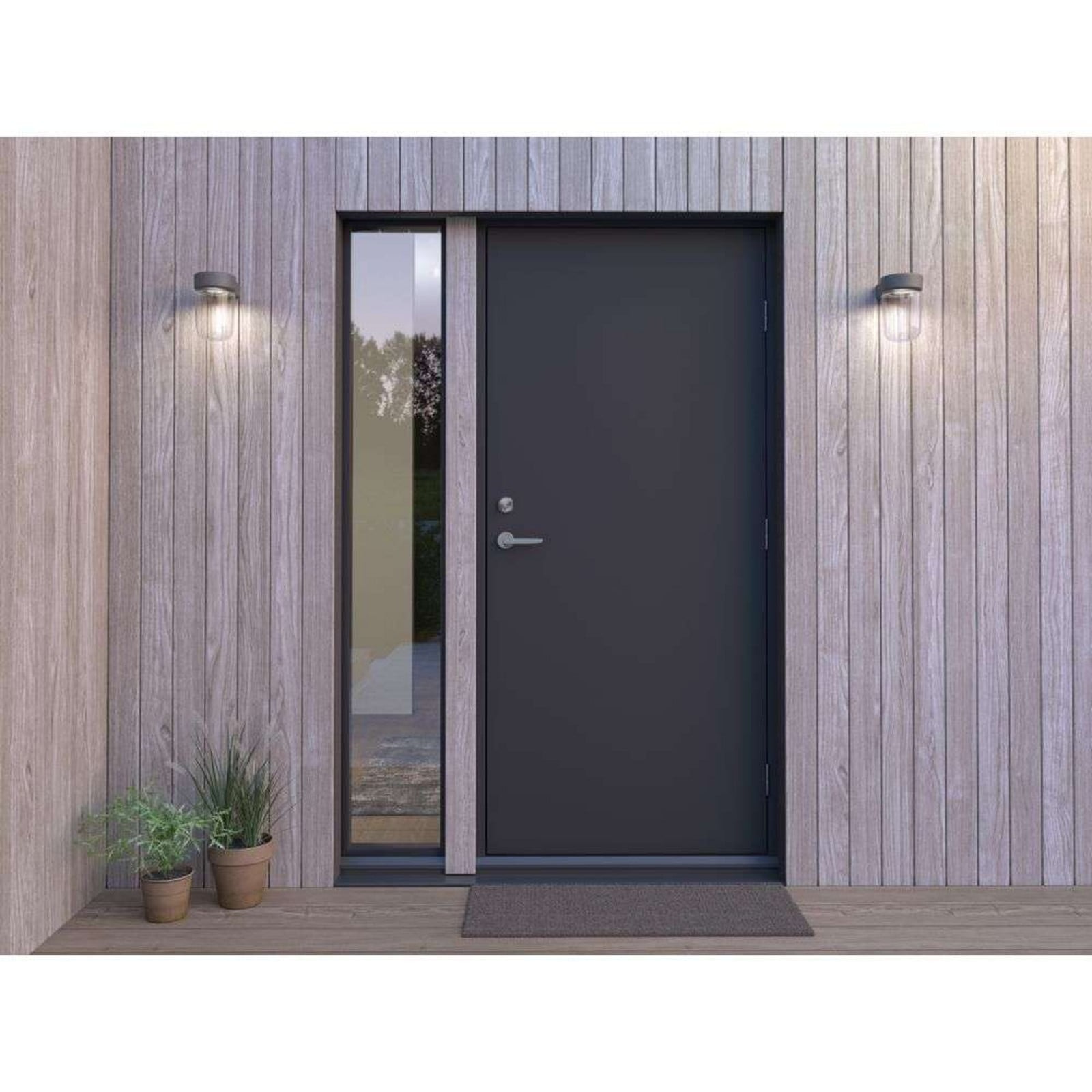 Aplique de exterior Moon Graphite - Belid - Terraza - Vidrio