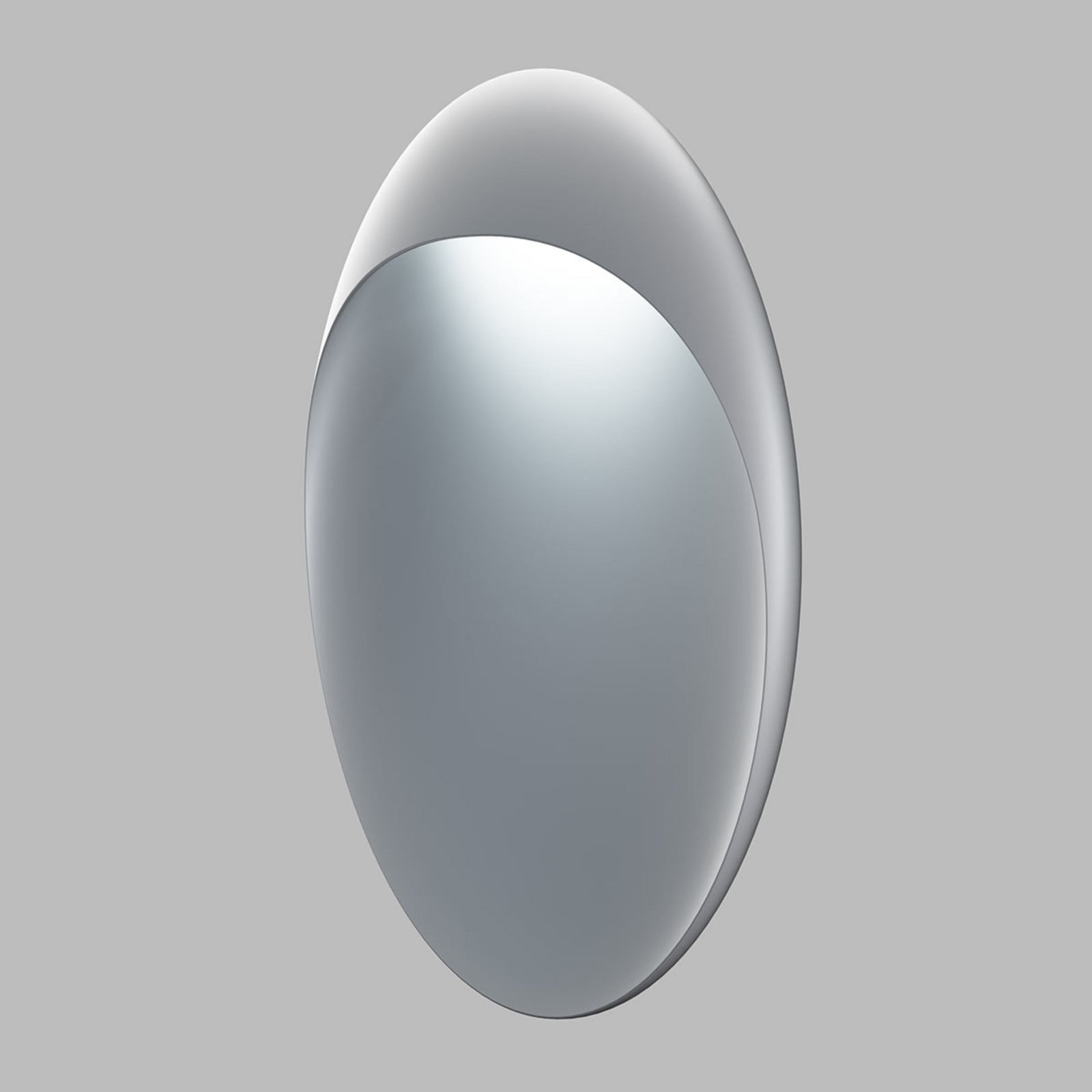 Aplique Flindt, Ø 20 cm, 3000 K, aluminio - Louis Poulsen - Sala de estar / salón - Diseño - Redonda