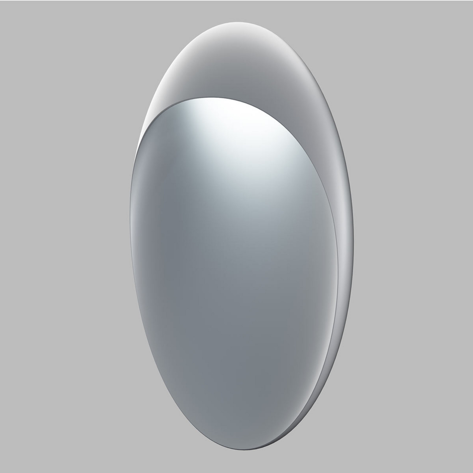 Aplique Flindt, Ø 30 cm, 2700 K, gris aluminio - Louis Poulsen - Sala de estar / salón - Diseño - Redonda
