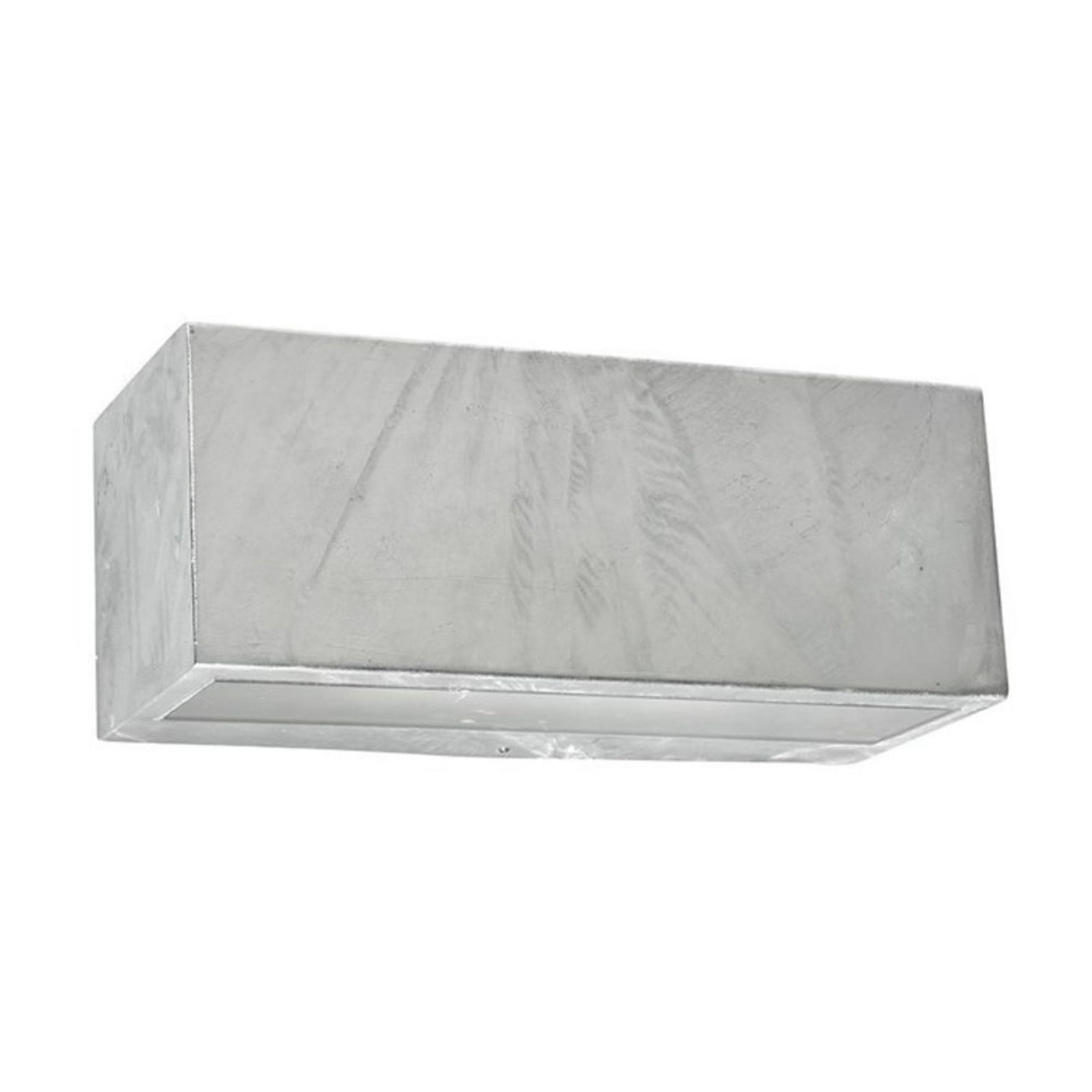 Aplique LED para exterior Asker Up/Down L21,5 Galvanizada - Norlys - Terraza - Aluminio