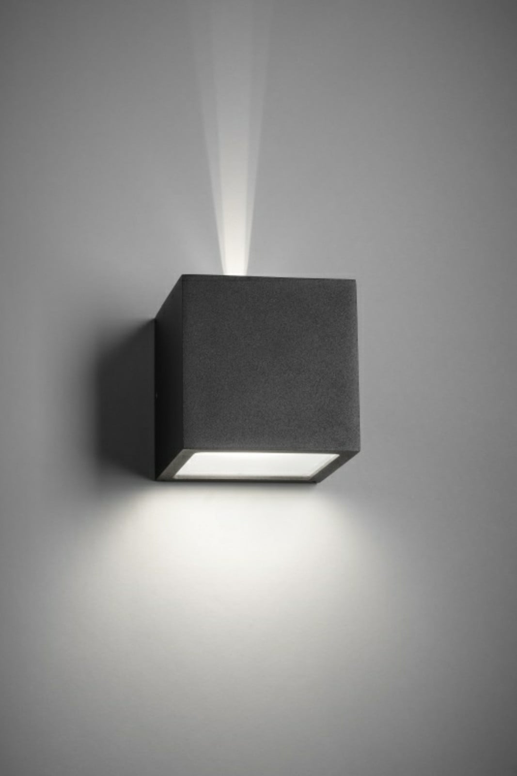 Aplique LED para exterior Cube, 3000 K, negro - Light Point LIGHT-POINT - Terraza - Aluminio