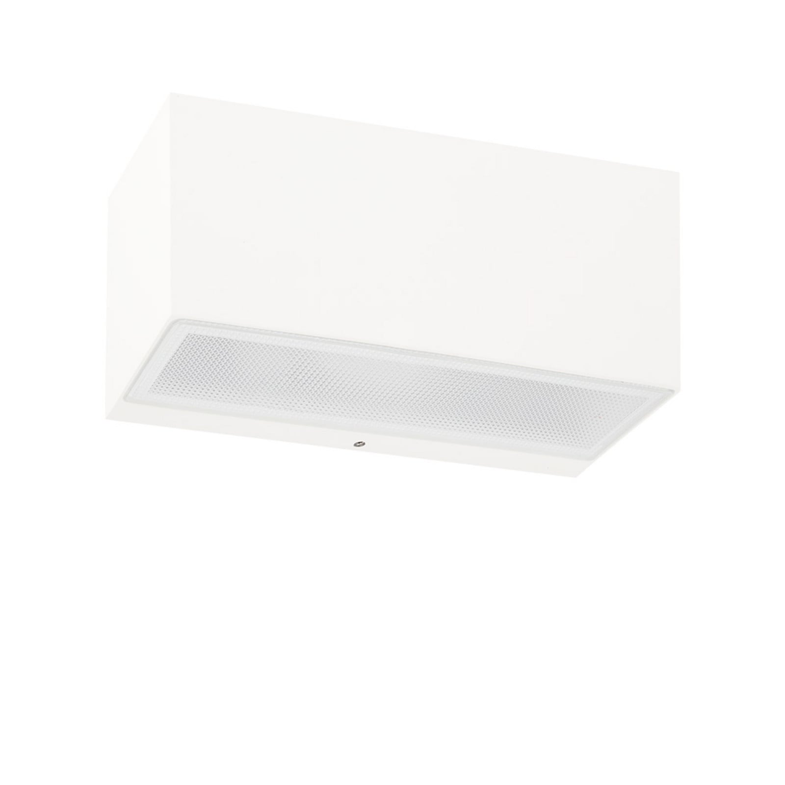 Aplique LED para exterior grande Asker, 13,7 W, blanca - Norlys - Terraza - Aluminio
