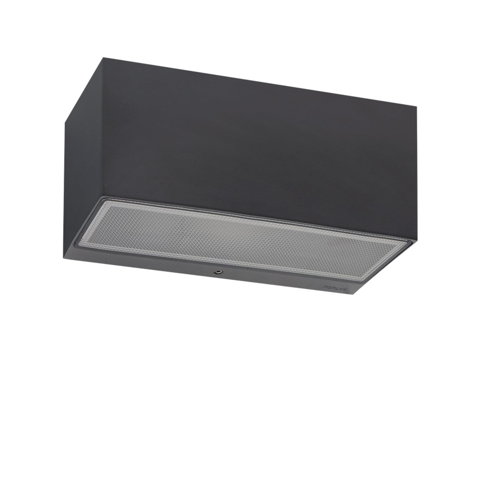 Aplique LED para exterior grande Asker, 8,4 W, grafito - Norlys - Terraza - Aluminio