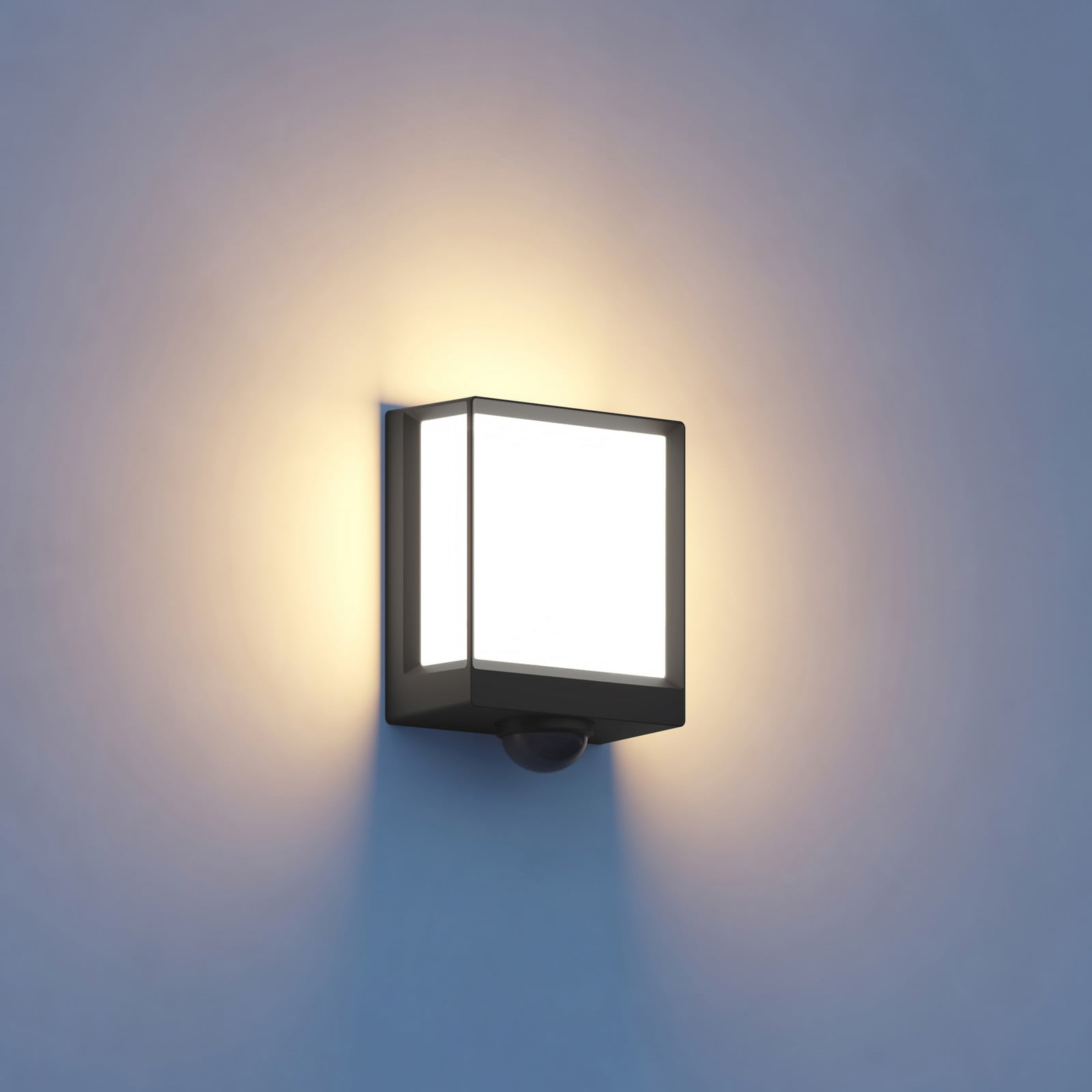Aplique para exterior con sensor inteligente L40 SC, color antracita - STEINEL L 40 SC Bluetooth - Metal - Angular