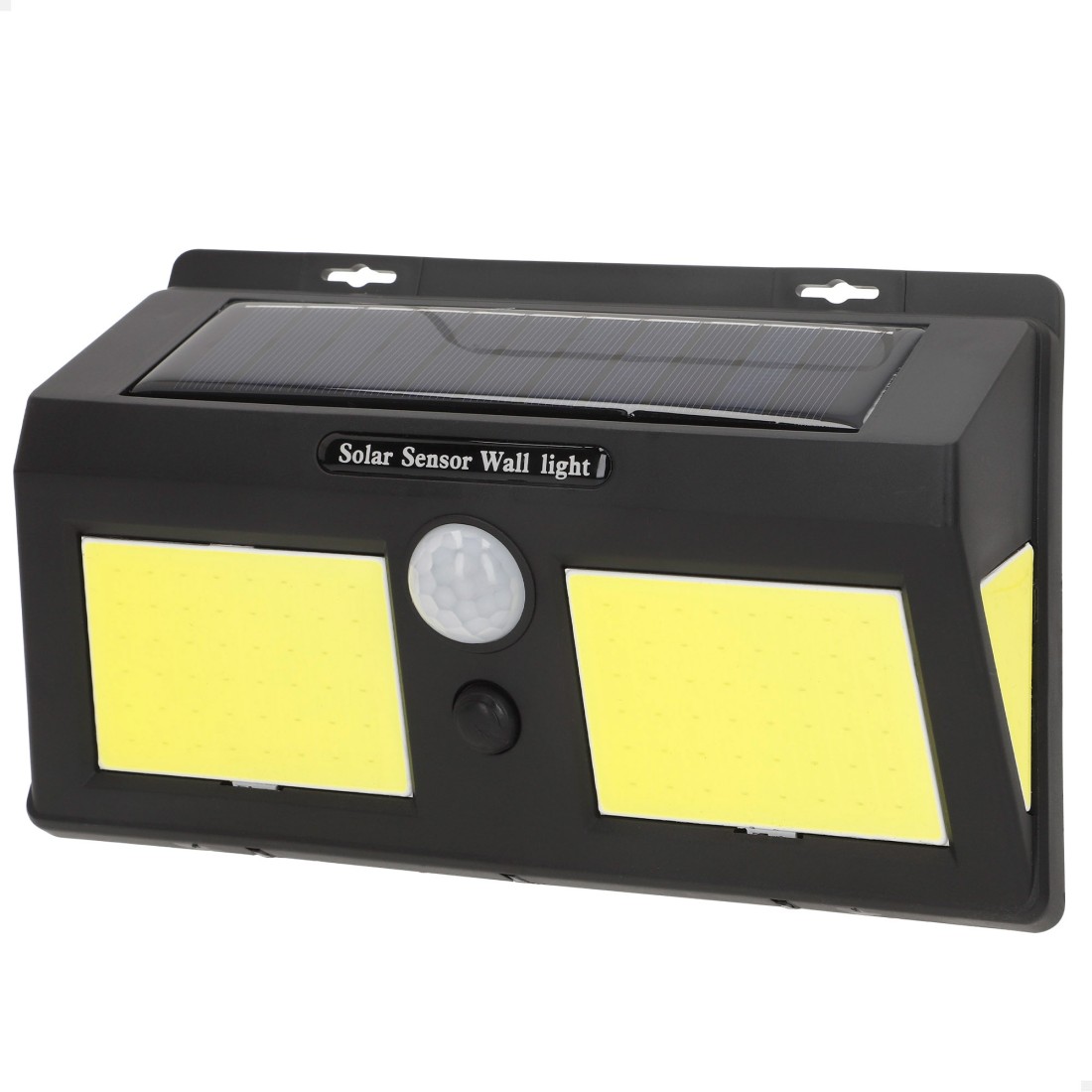 Aplique solar led 500 lúmenes con sensor de movimiento y 3 modos de luz