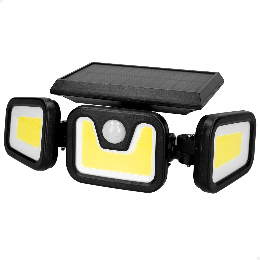 Aplique solar led con sensor de movimiento 350 lúmenes