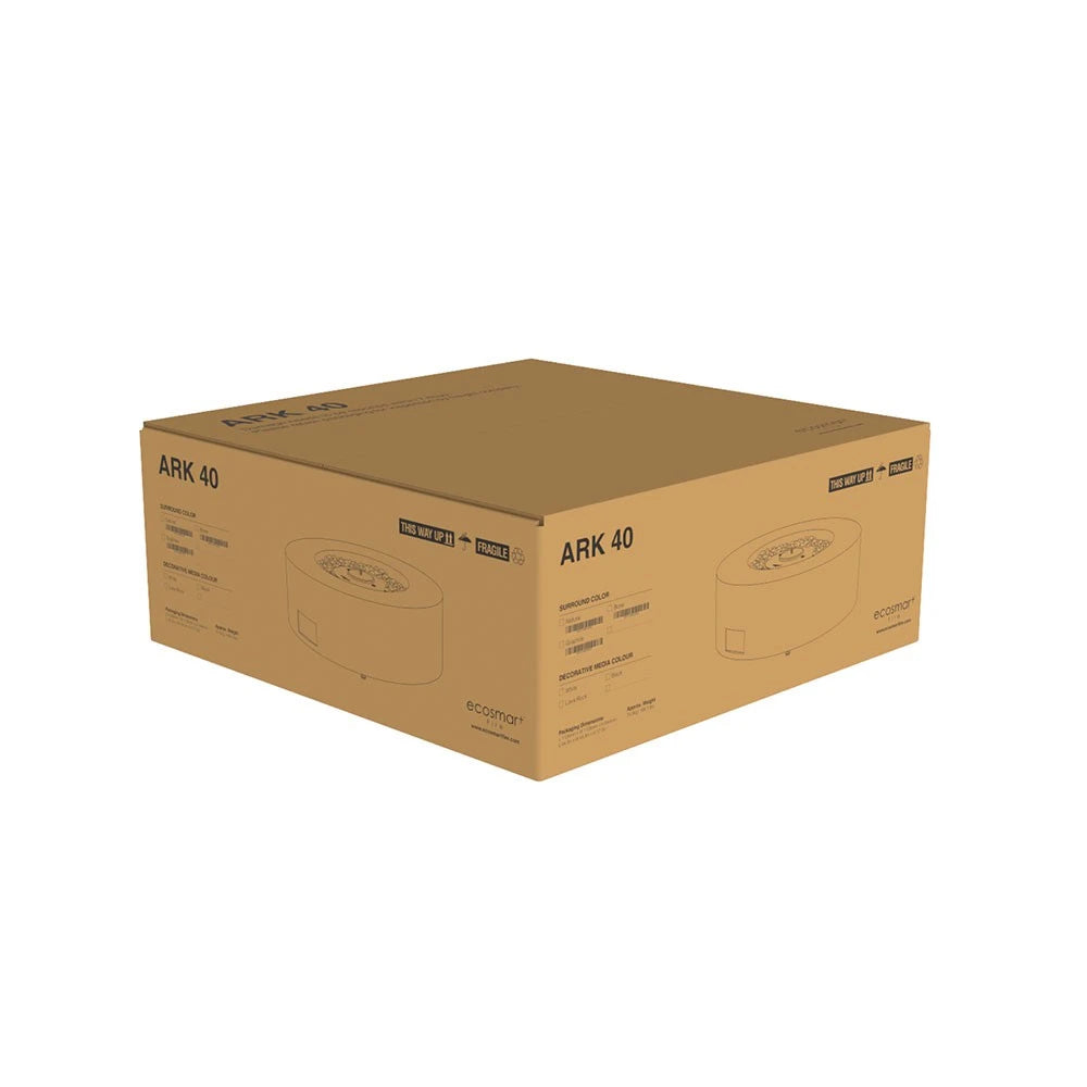 Ark 40 - Brasero de bioetanol en teca
