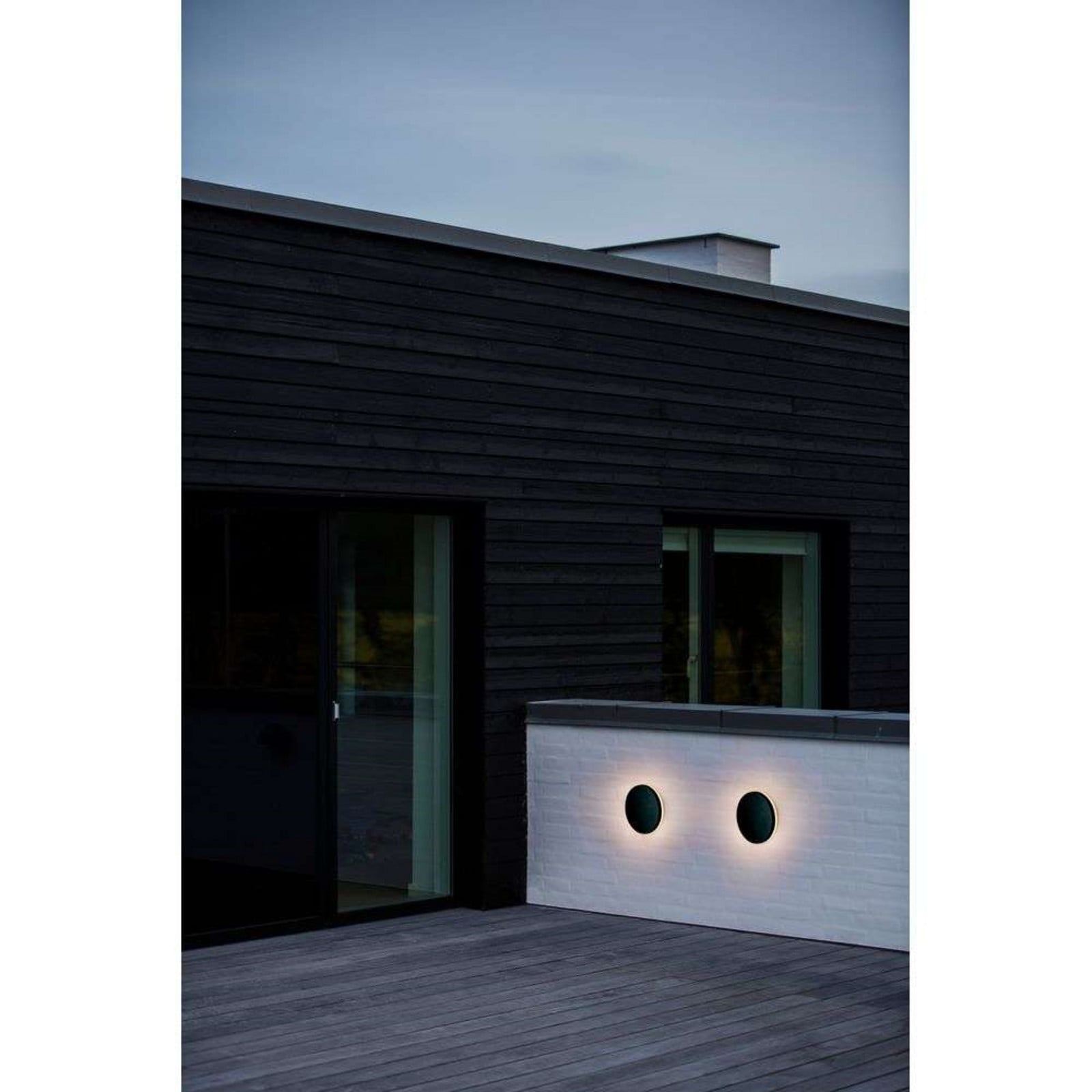 Artego Round LED Aplique de Pared Black - Nordlux - Aluminio