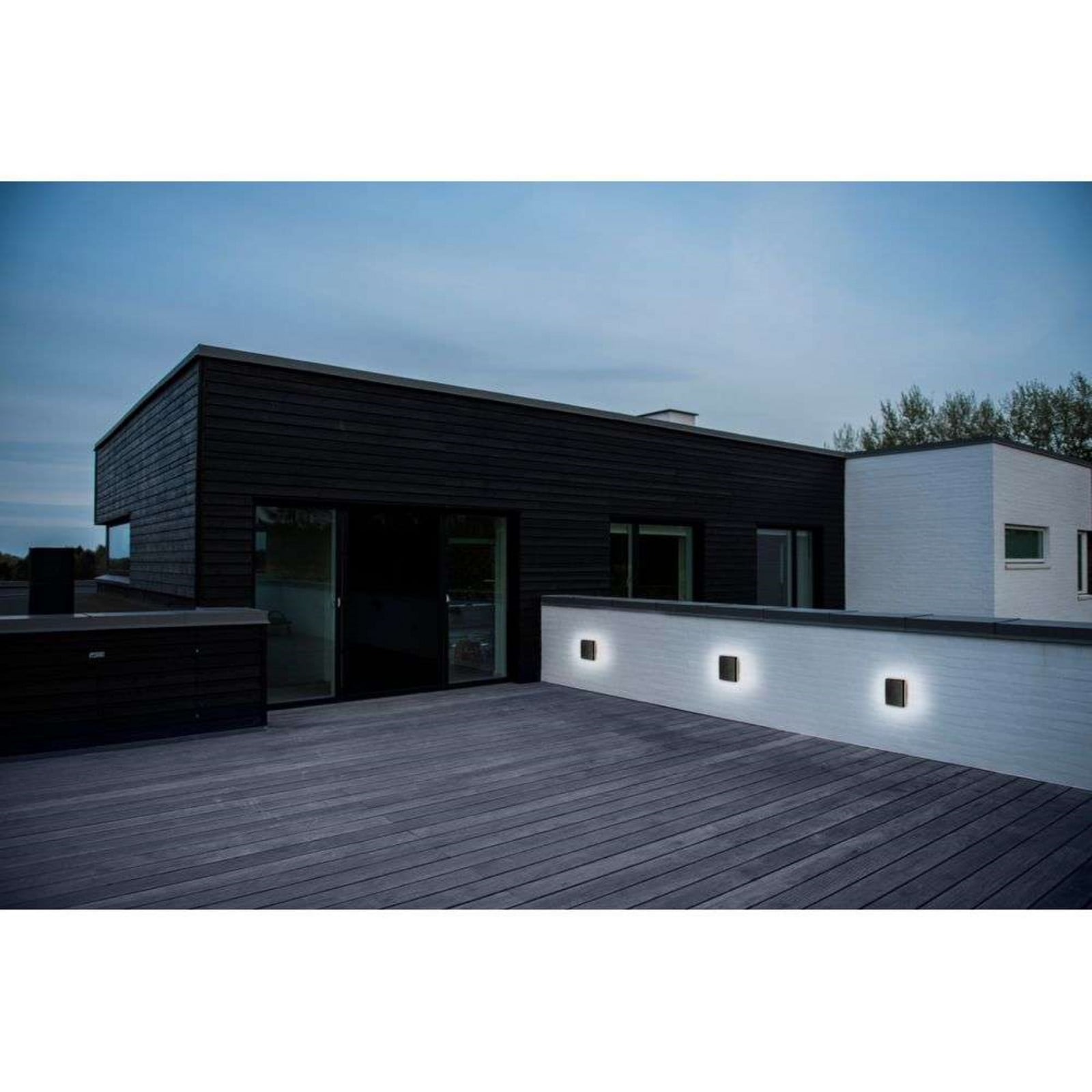 Artego Square LED Aplique de Pared Black - Nordlux - Aluminio