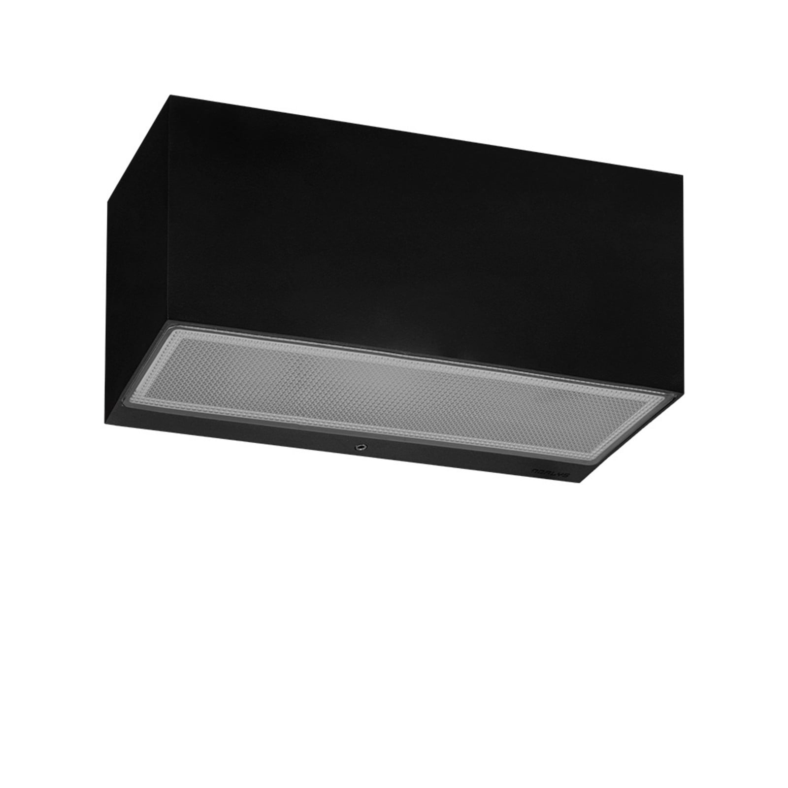 Asker Big Down Aplique Exterior Negro - Norlys - Terraza - Aluminio