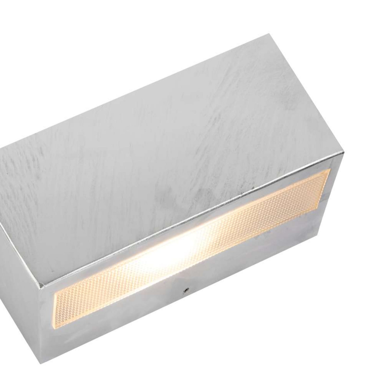 Asker Big Up/Down Aplique Exterior Galvanized - Norlys - Terraza - Aluminio
