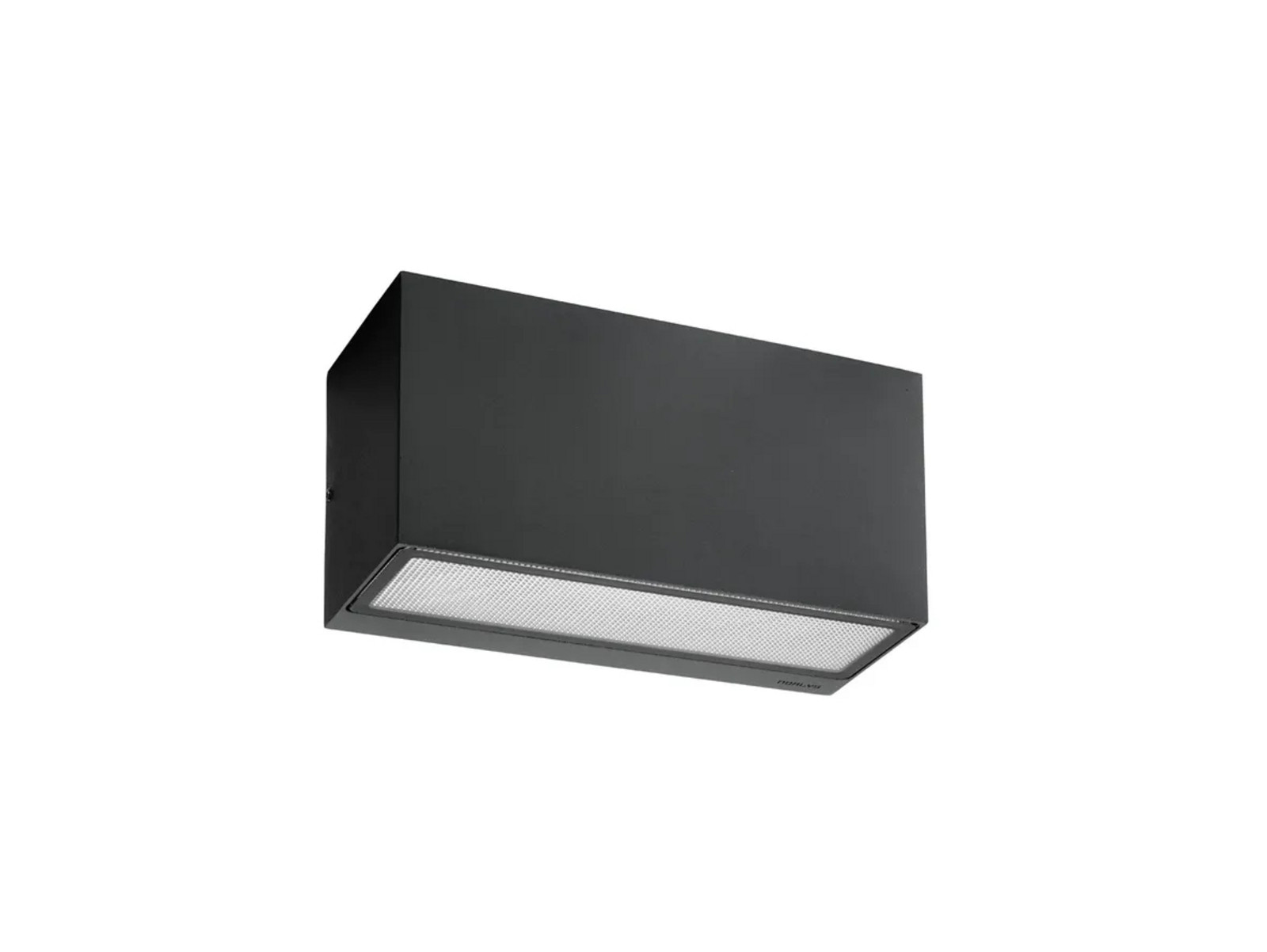 Asker Down LED Aplique Exterior L22,5 Negro - Norlys - Aluminio