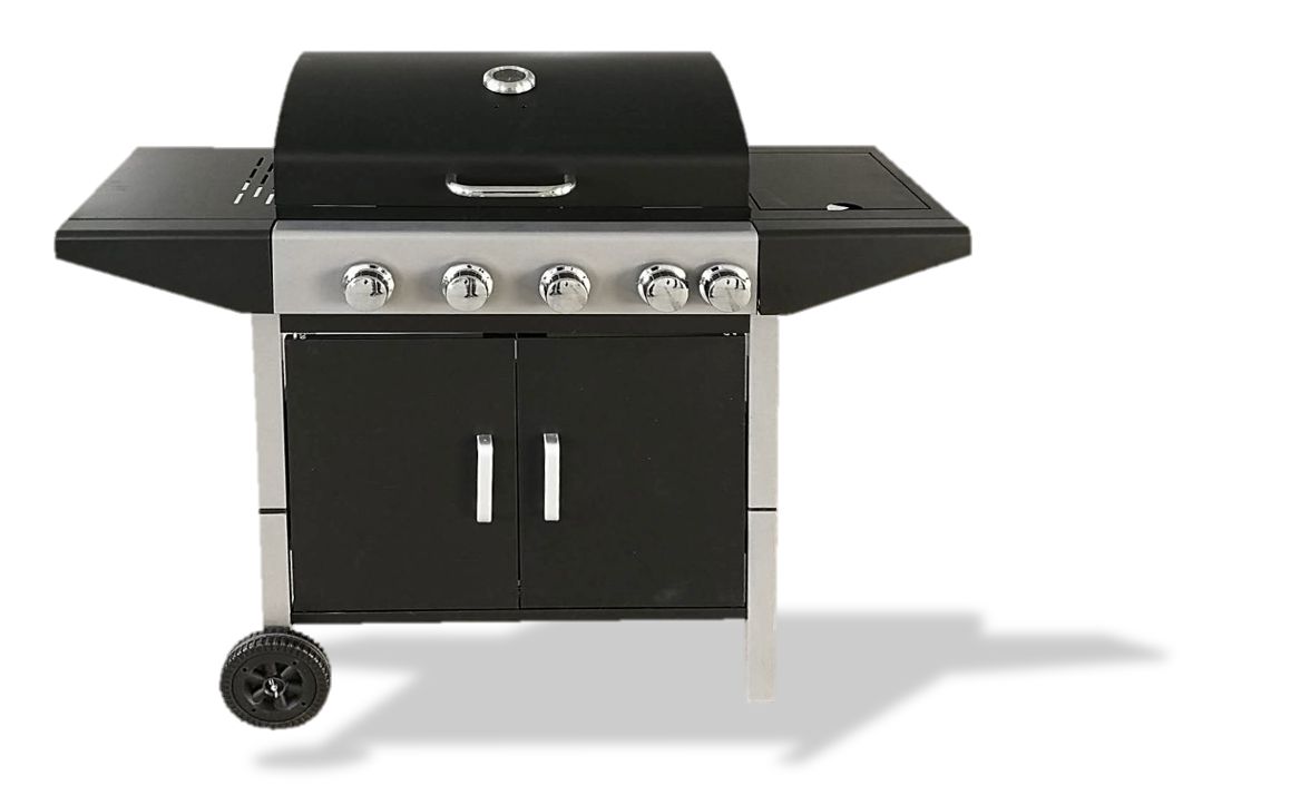 Barbacoa de gas con 5 quemadores ravanson go-4