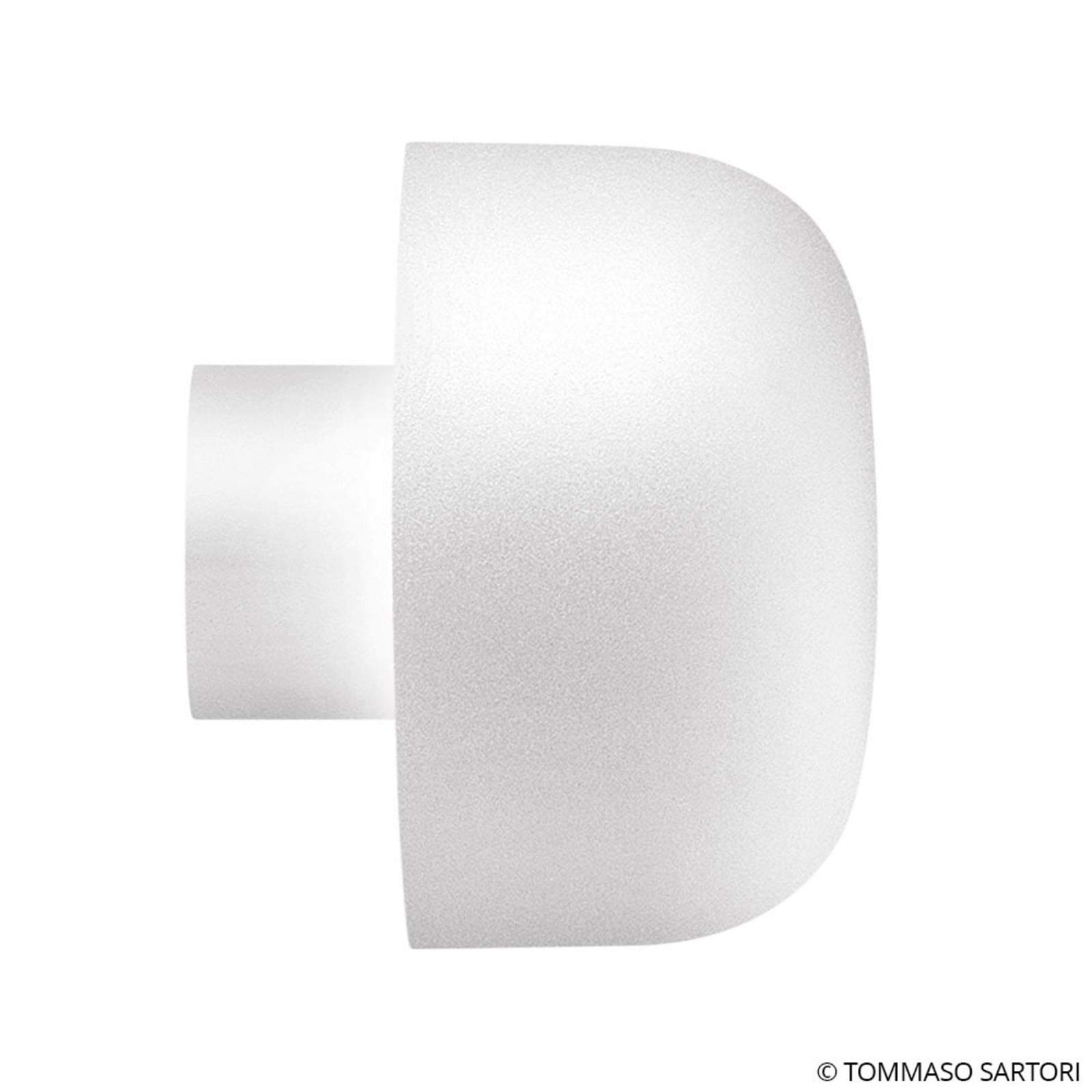 Bellhop Aplique Pared Exterior 2700K White - Flos Flos Architectural - Diseño - Metal - Redonda