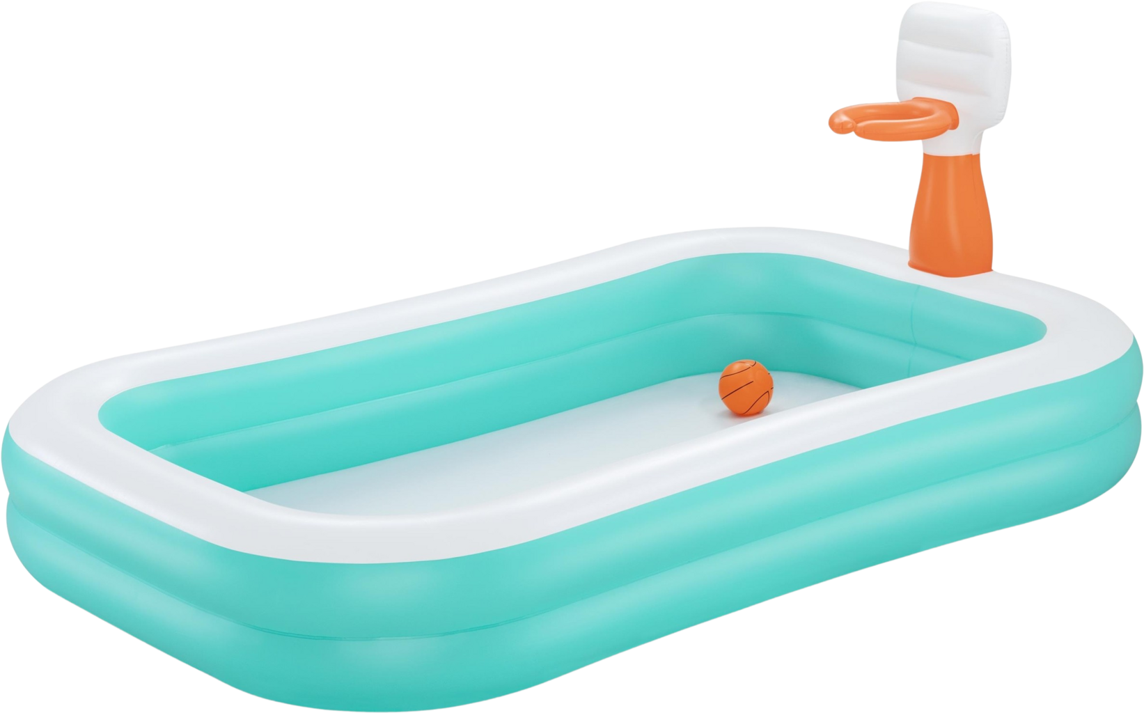 Bestway Family Pool Dunk n' Splash 251 x 168 x 102 cm - 1 Stk