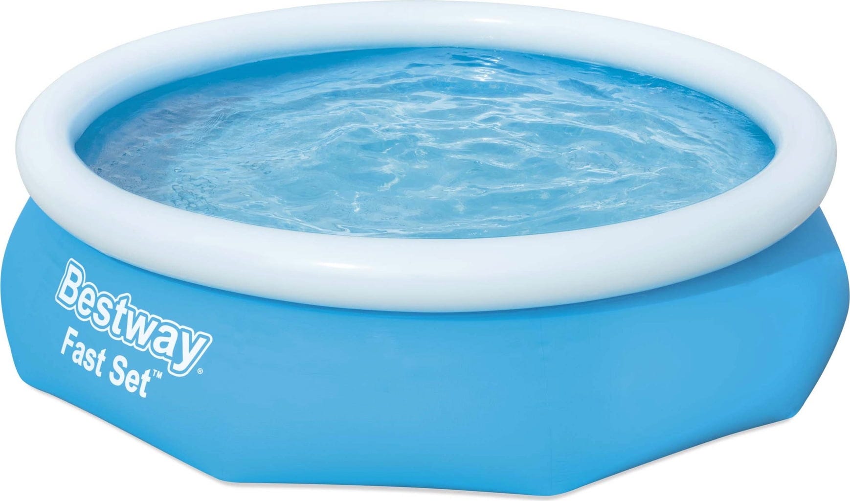 Bestway Fast Set™ Aufstellpool ohne Pumpe Ø 305 x 76 cm, blau, rund - 1 Stk