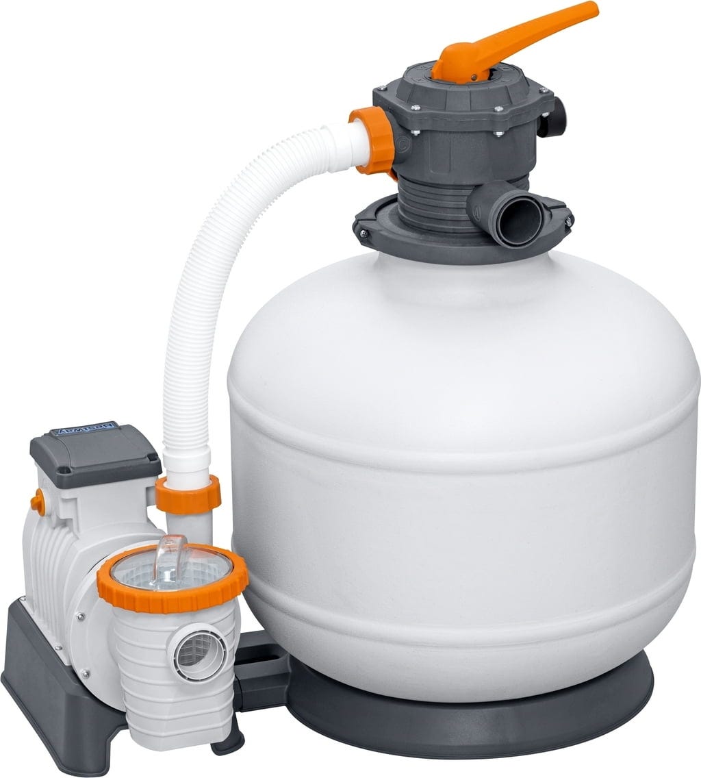 Bestway Flowclear™ Sandfilteranlage mit Zeitschaltuhr 11.355 l/h, 500 W - 1 Stk
