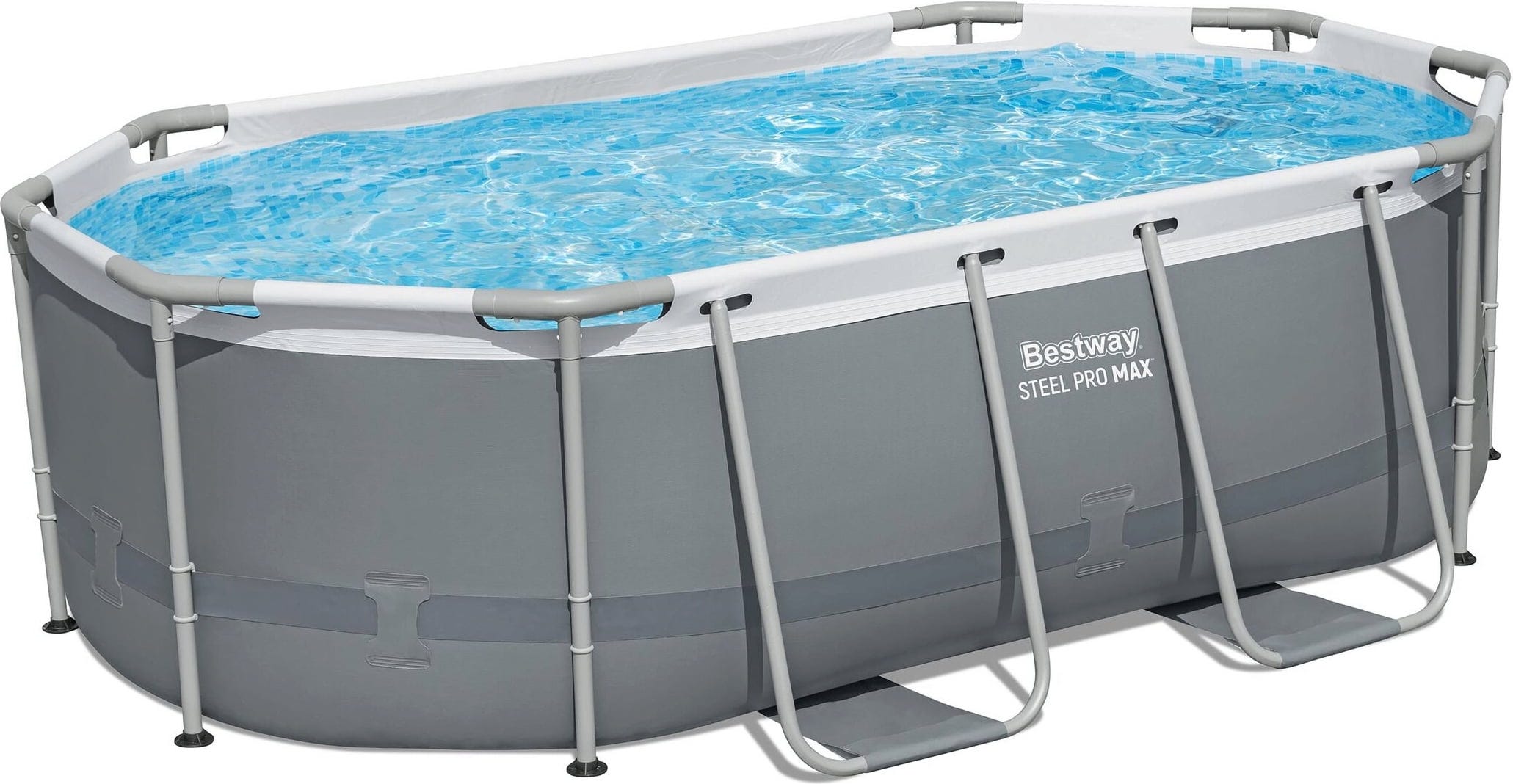 Bestway Frame Pool Oval Steel Pro Max 305 x 200 x 84 cm - 1 Stk
