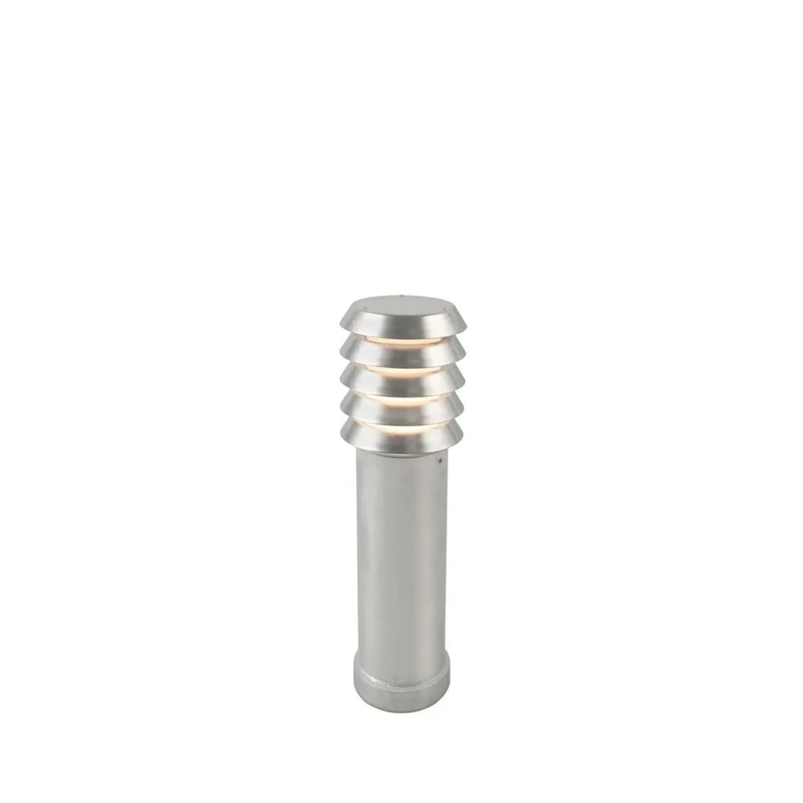 Bolardo luminoso halógeno Alta, 50 cm, galvanizado, E27 - Norlys - Terraza - Metal