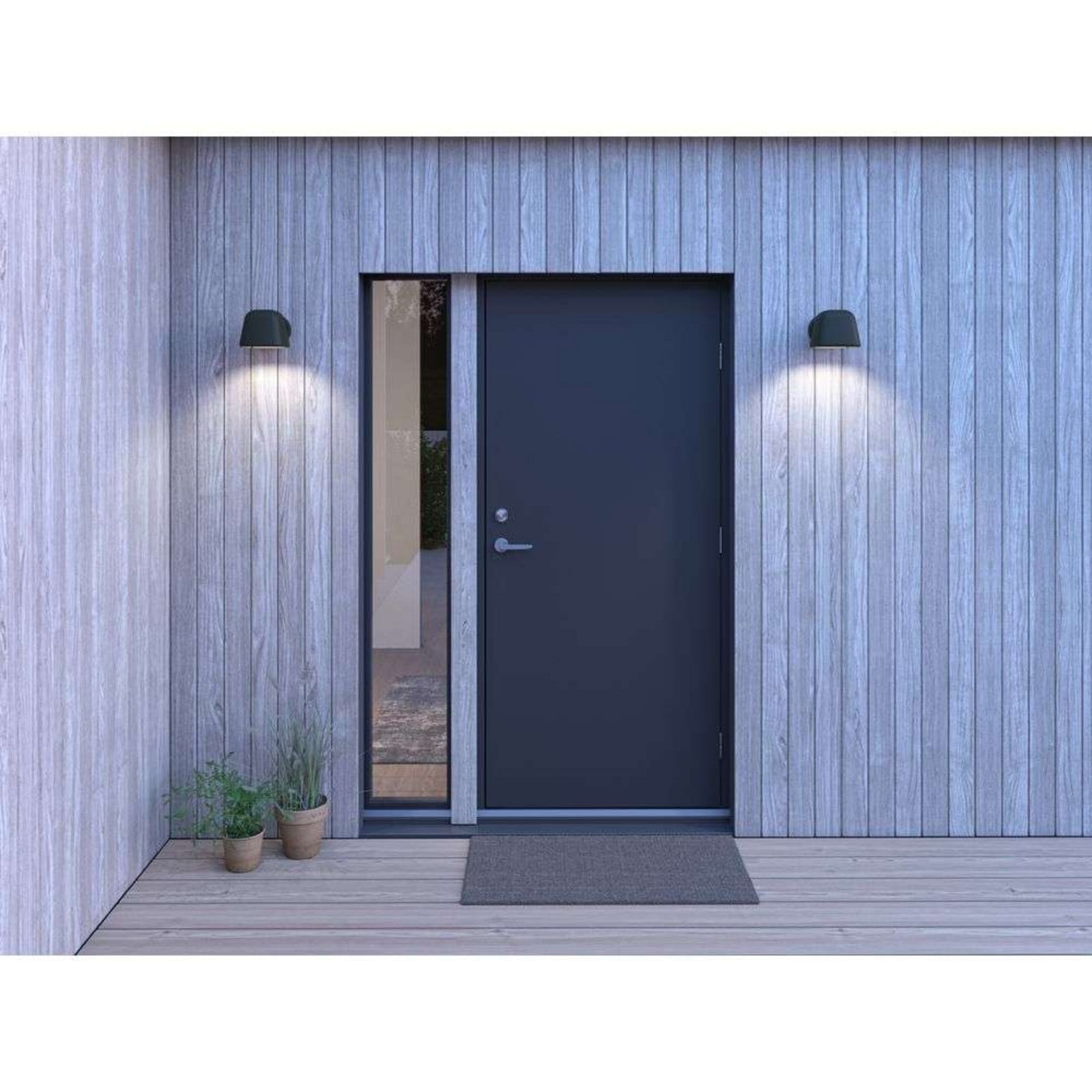 Boo Aplique Exterior Black - Belid - Terraza - Metal