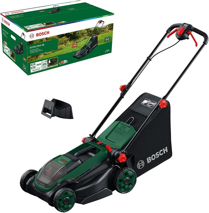 Bosch cortacésped a batería ROTAK18V2-38 sin bat./carg.