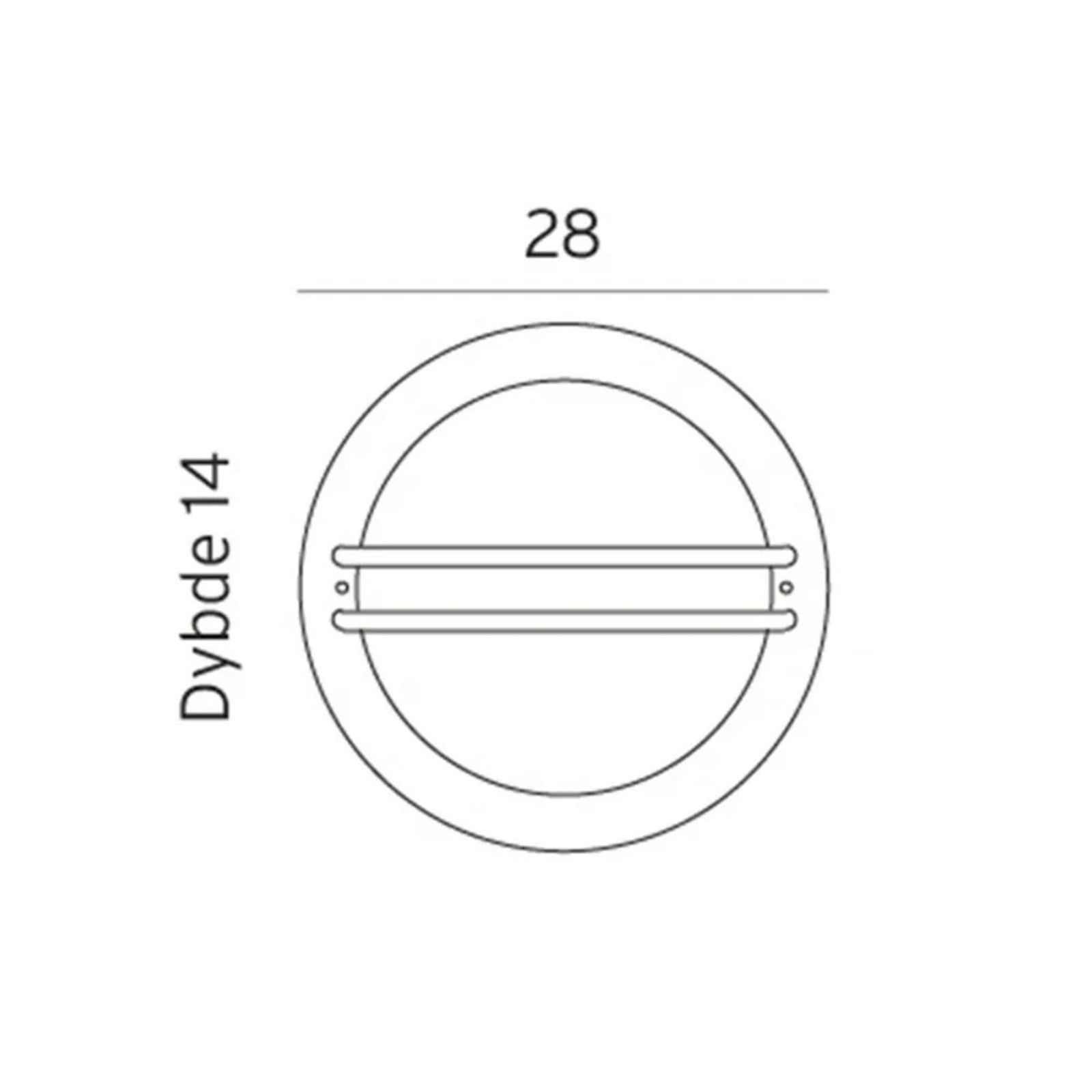 Bremen LED Aplique Pared Exterior Galvanizado - Norlys - Terraza - Metal