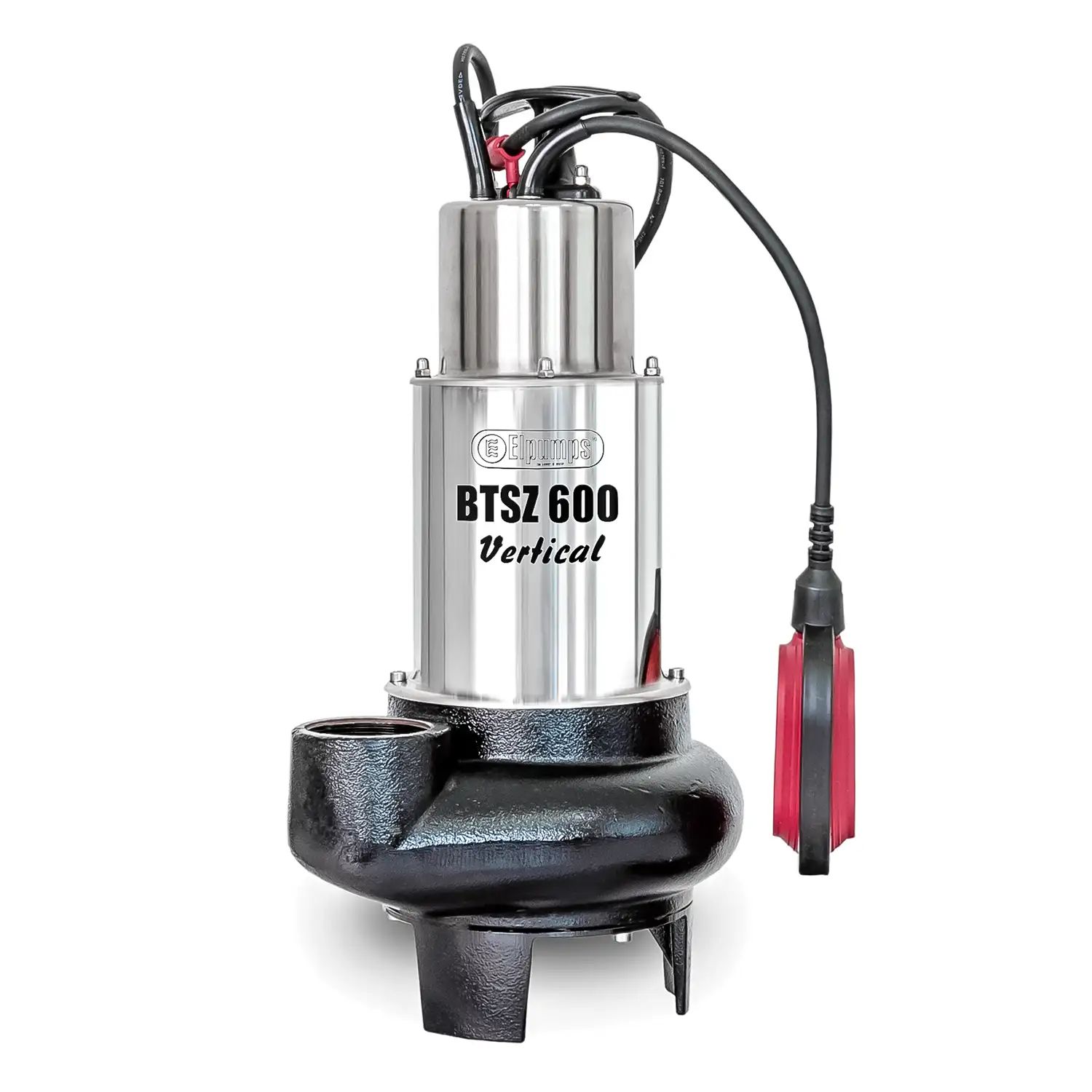 BTSZ 600 VERTICAL Bomba de agua sucia, 1800 W, 36.000 l/h