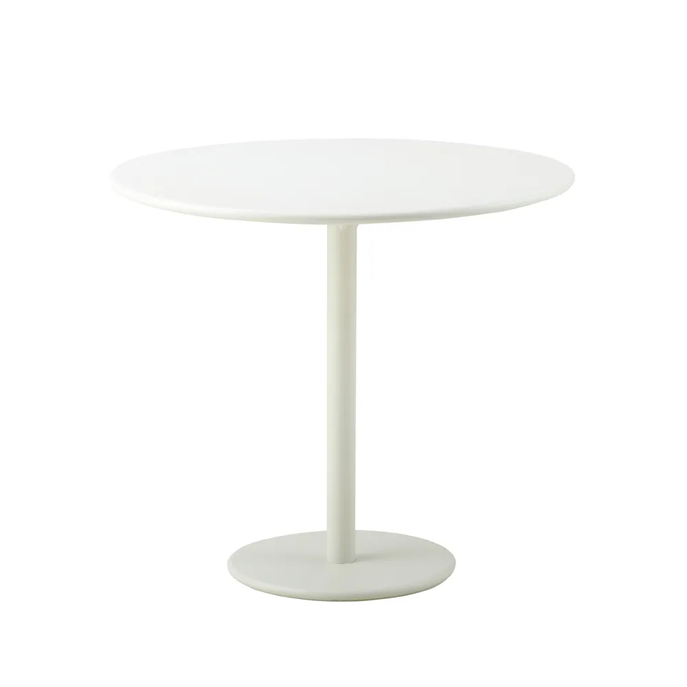Cane-line Mesa de café Go Ø80 cm White-white
