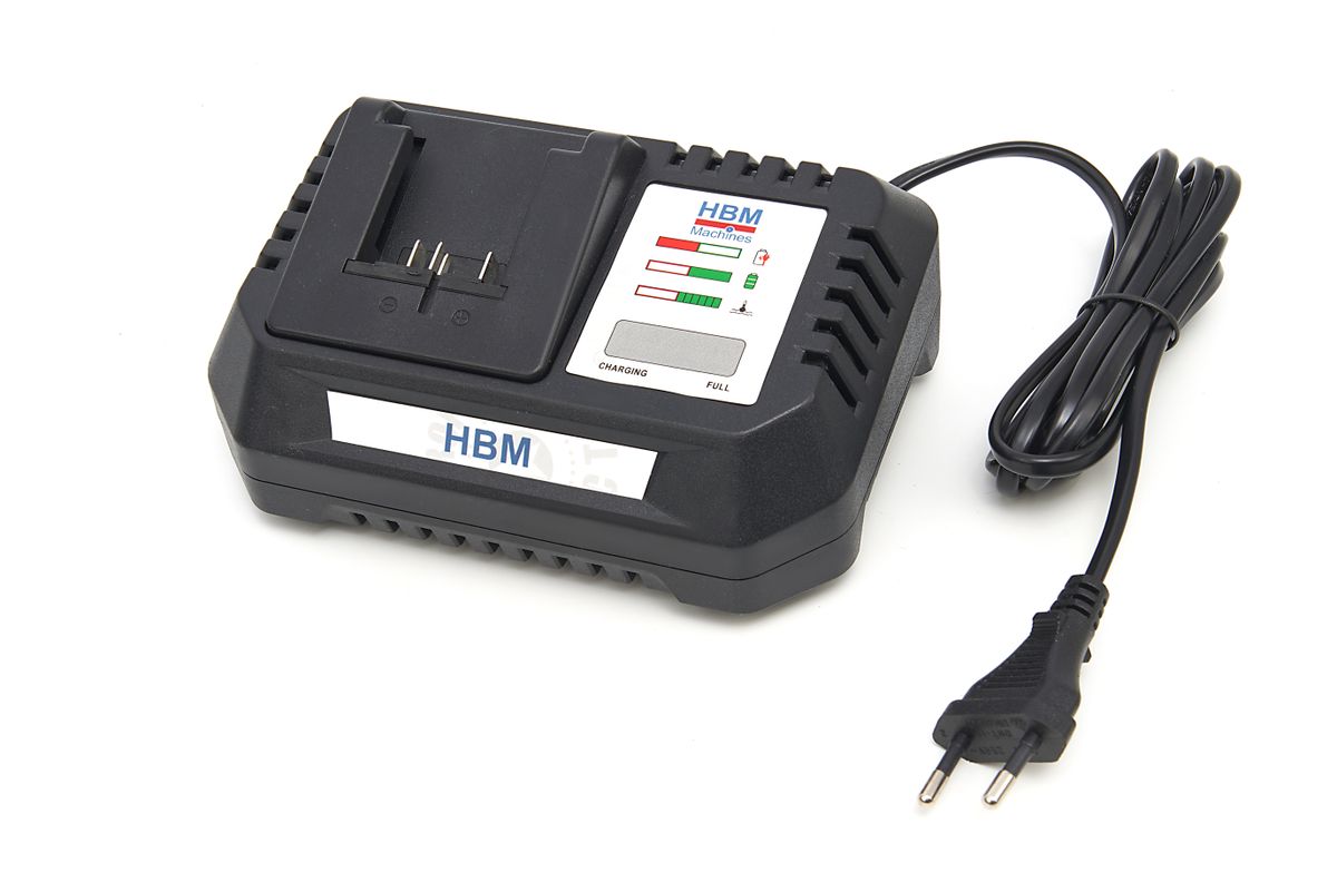 Cargador de batería HBM para el HBM 20V- 4.0Ah Cortasetos y Cortaespacios Set
