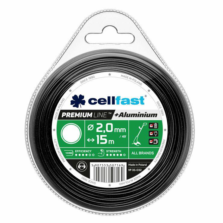 Cellfast Hilo para Desbrozadoras Hilo Desbrozadora Premium Círculo 3,0 mm 80 m