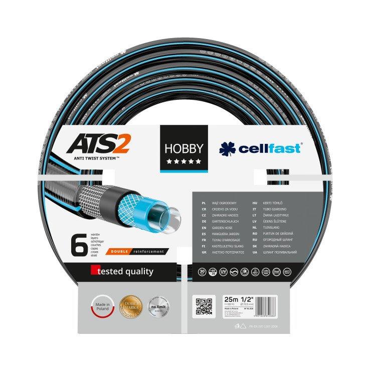 CELLFAST HOBBY ATS2 manguera de jardín 25 m Por encima del suelo Negro
