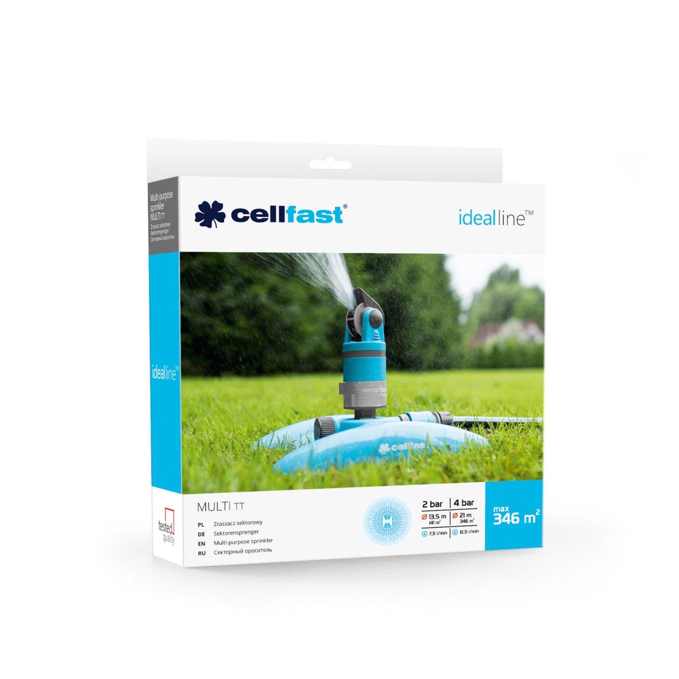 CELLFAST MULTI тт IDEAL Rociador de agua multifuncional Plástico Azul