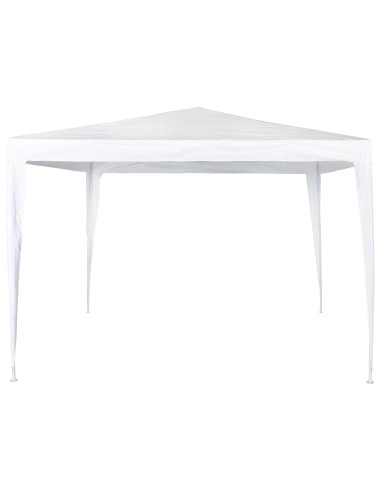 Cenador desmontable de jardín 300x300x250 cm blanco
