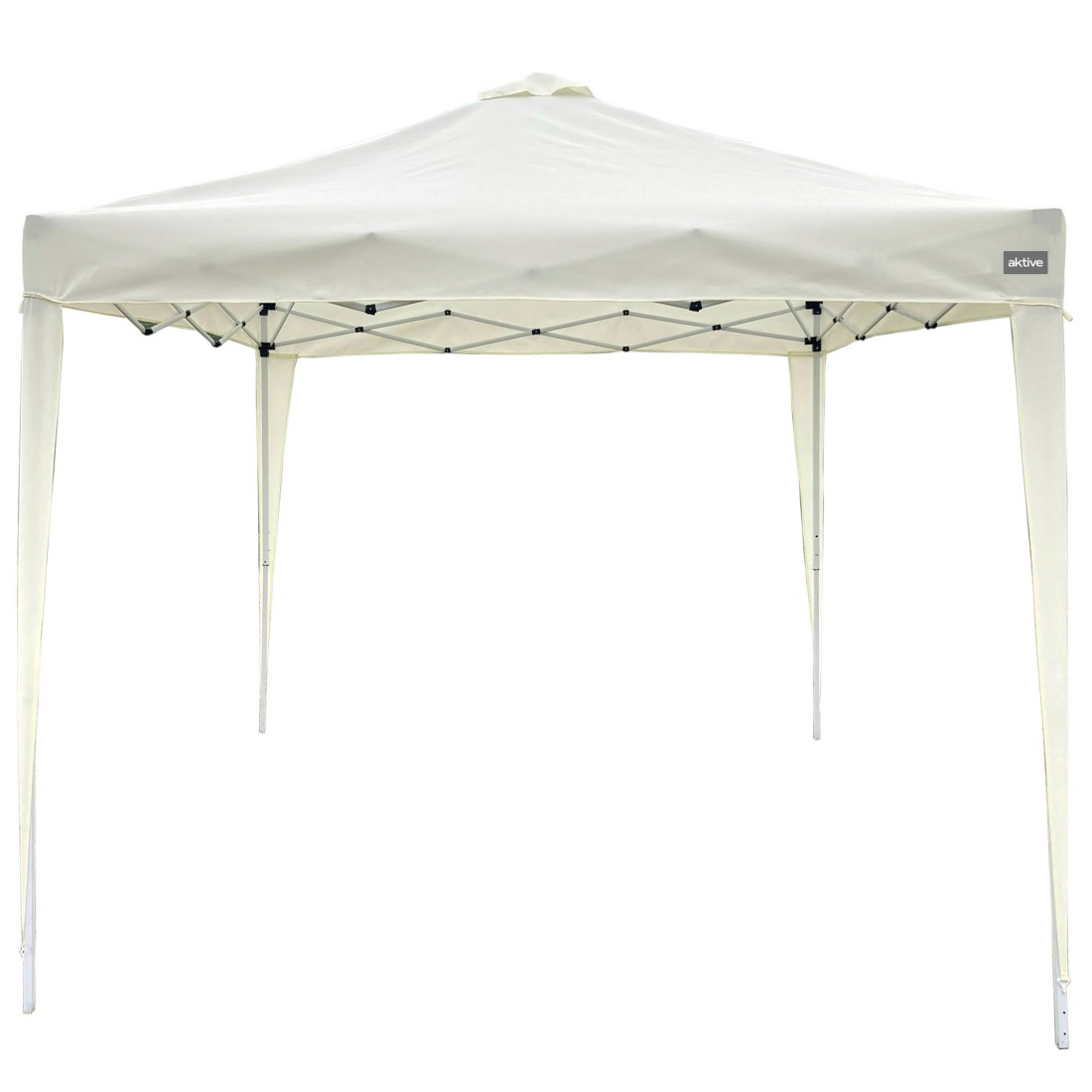 Cenador plegable y ajustable en altura max - air 300x300x 240/250 cm blanco