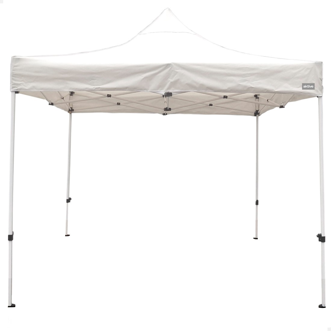 Cenador plegable y ajustable en altura max-air 300x300x220/320 cm blanco