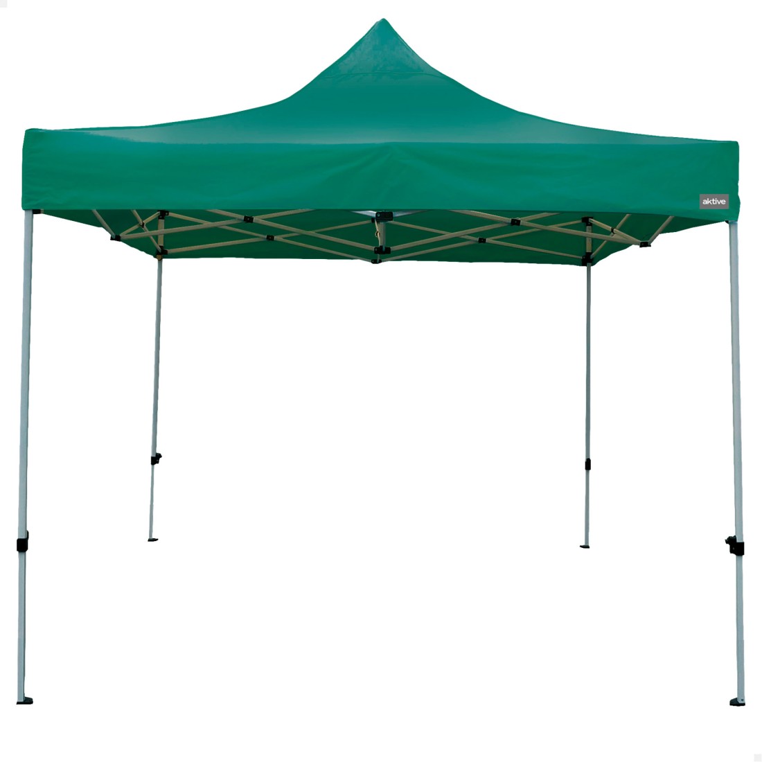 Cenador plegable y ajustable en altura max-air 300x300x220/320 cm verde