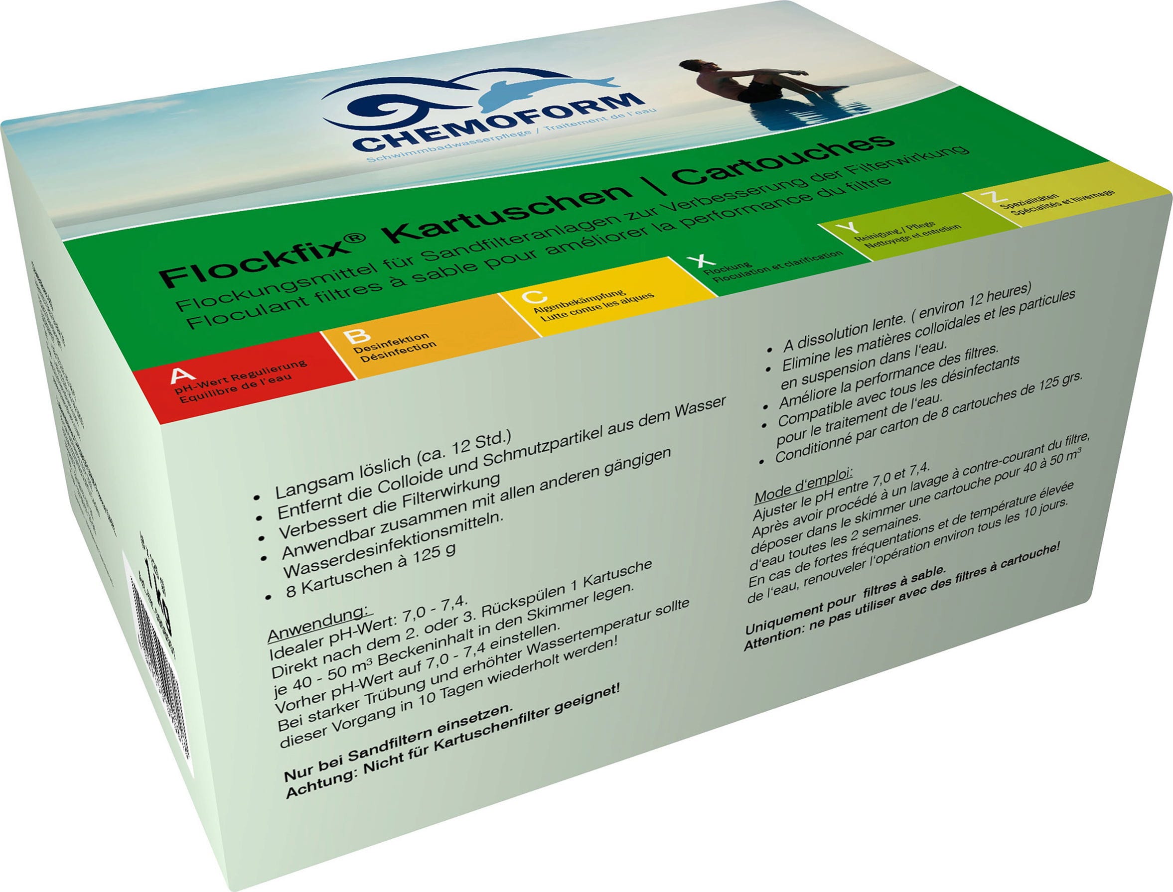 CF. Group Flockkartuschen 8 x 125 g - 1 kg