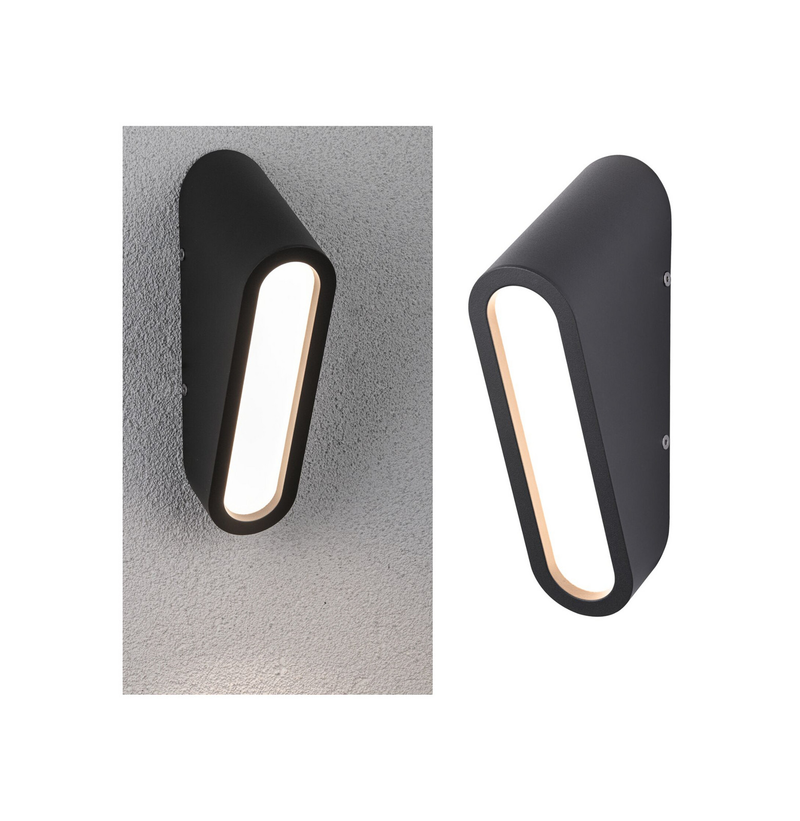 Cliff Aplique Exterior SWR Antracita - Paulmann - Moderno - Metal