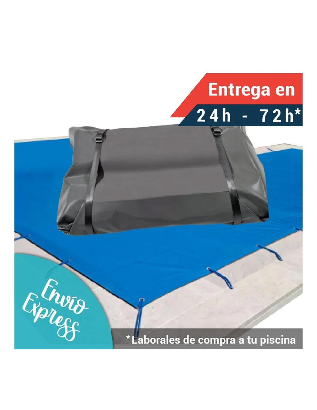 CoberBag |Bolsa para cobertor de piscinas privadas de hasta 80 m2