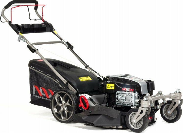 Cortacésped a gasolina con tracción 56 cm 750EX NAX5001S Nax, equipo para jardín, potente motor Briggs & Stratton, corte preciso, estructura robusta, color negro